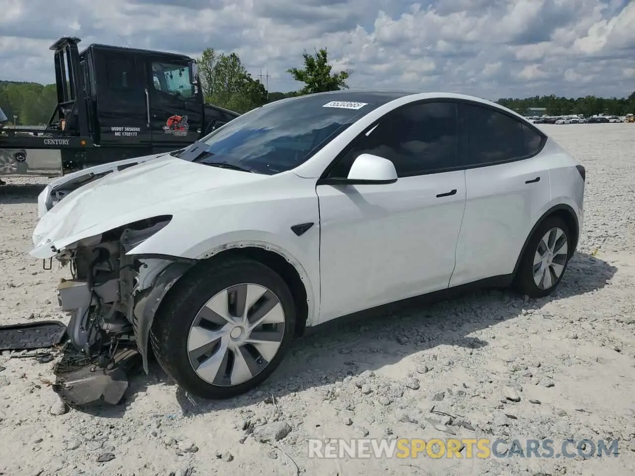 1 Фотография поврежденного автомобиля 7SAYGDEE6PF947228 TESLA MODEL Y 2023