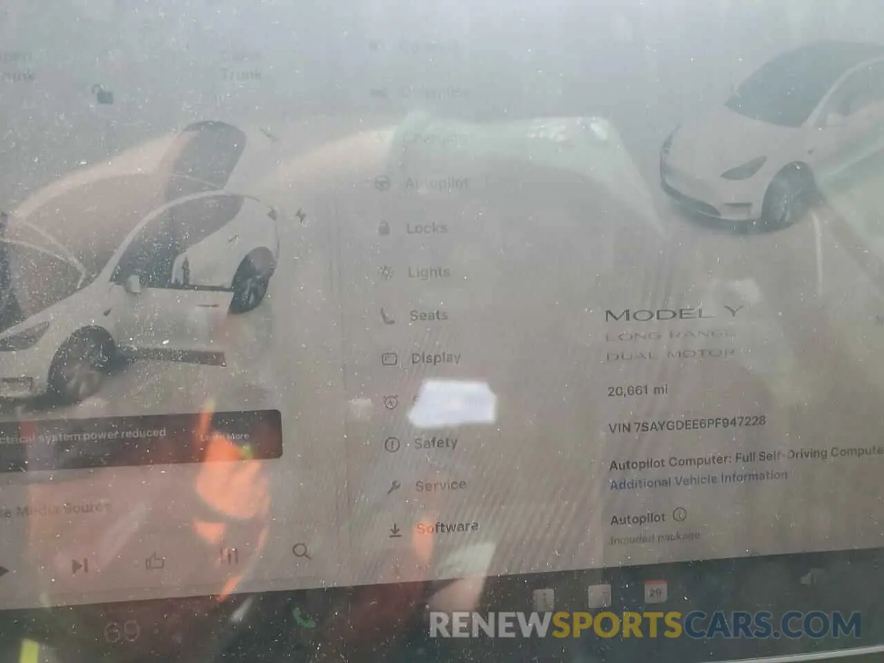 9 Фотография поврежденного автомобиля 7SAYGDEE6PF947228 TESLA MODEL Y 2023