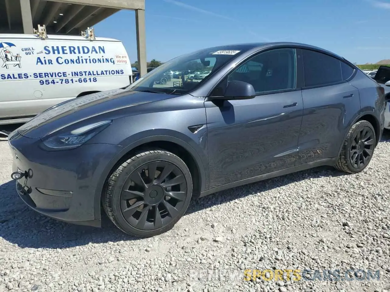 1 Фотография поврежденного автомобиля 7SAYGDEE7PA025631 TESLA MODEL Y 2023