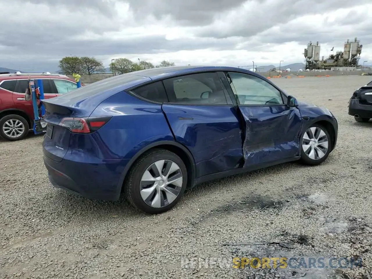 3 Фотография поврежденного автомобиля 7SAYGDEE7PA028531 TESLA MODEL Y 2023