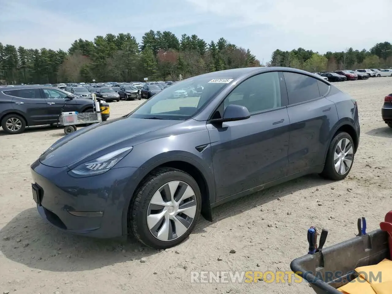 1 Photograph of a damaged car 7SAYGDEE7PA031199 TESLA MODEL Y 2023