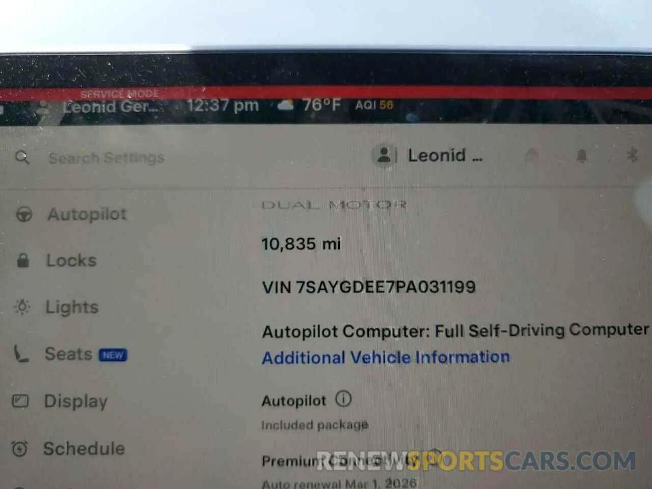 9 Photograph of a damaged car 7SAYGDEE7PA031199 TESLA MODEL Y 2023