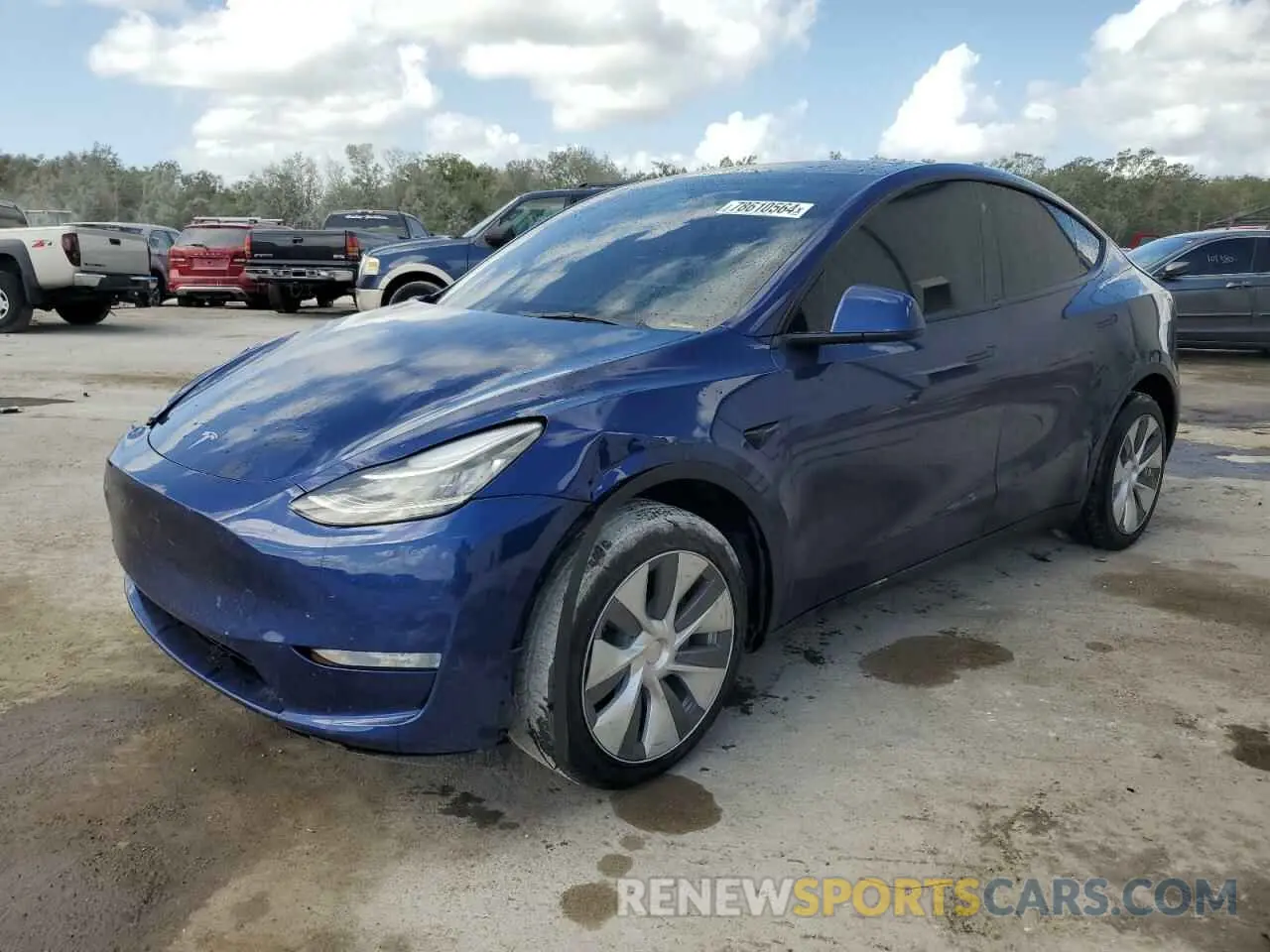 1 Photograph of a damaged car 7SAYGDEE7PA041117 TESLA MODEL Y 2023