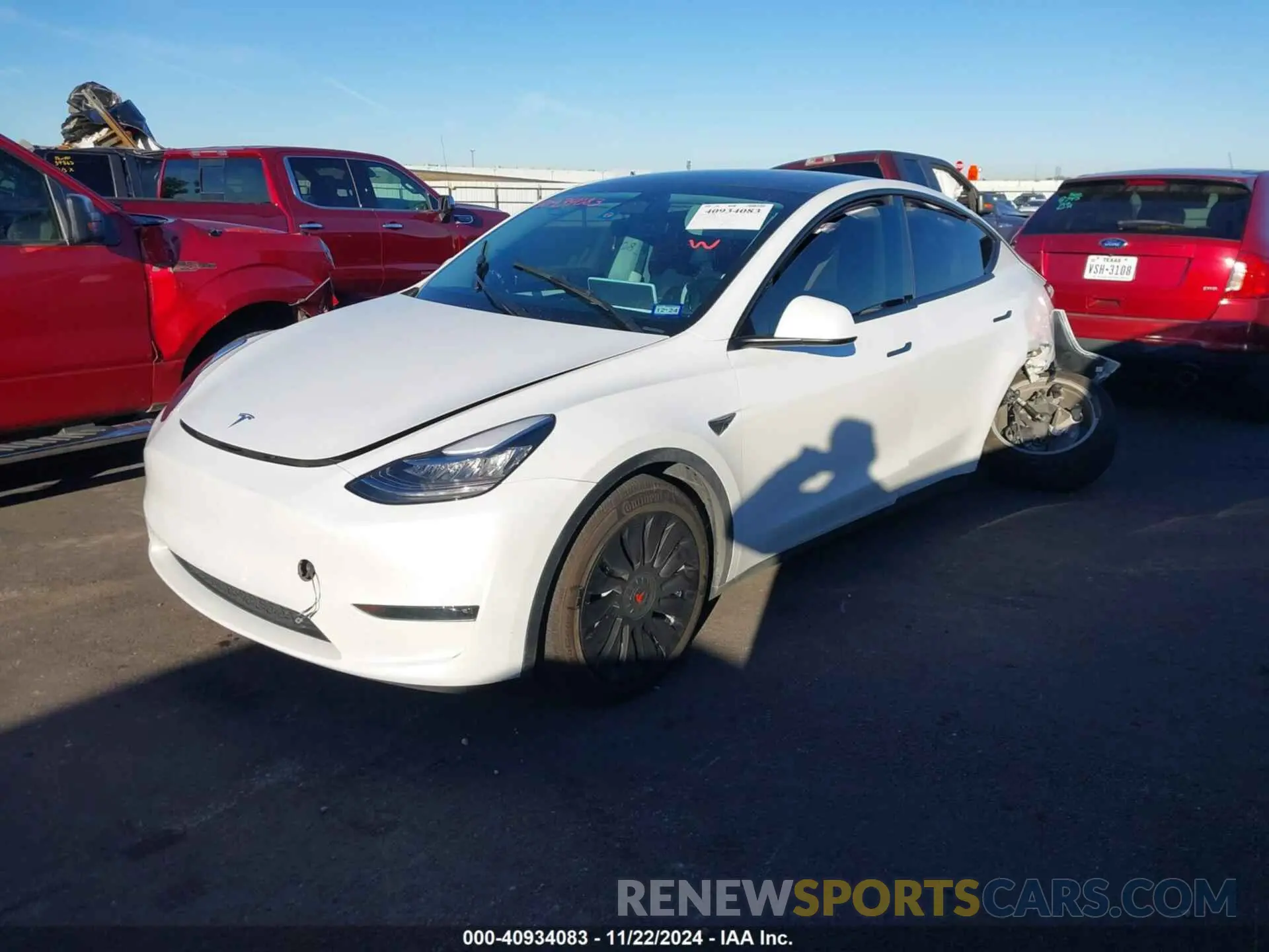 13 Фотография поврежденного автомобиля 7SAYGDEE7PA042008 TESLA MODEL Y 2023