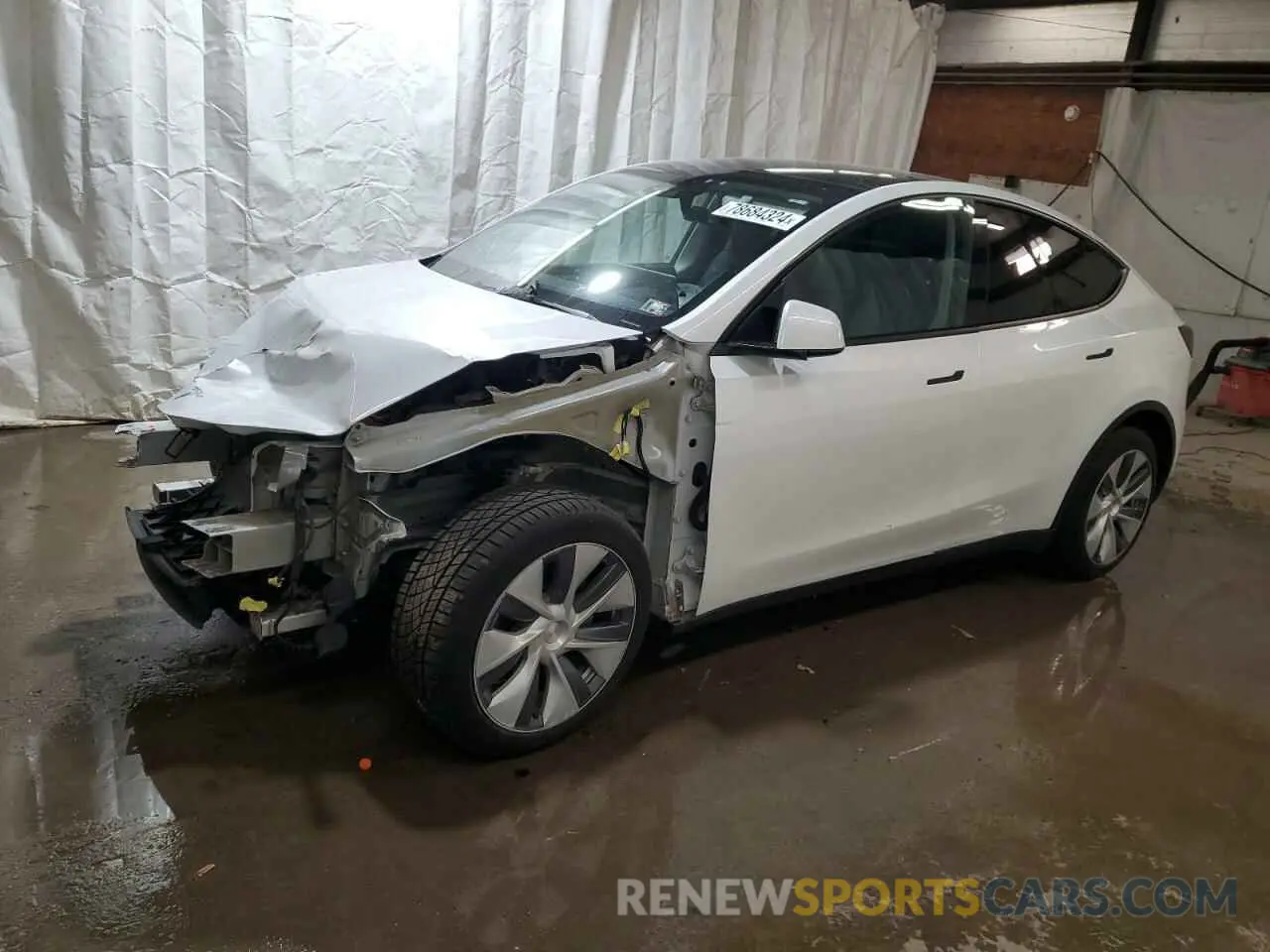 1 Photograph of a damaged car 7SAYGDEE7PA042302 TESLA MODEL Y 2023
