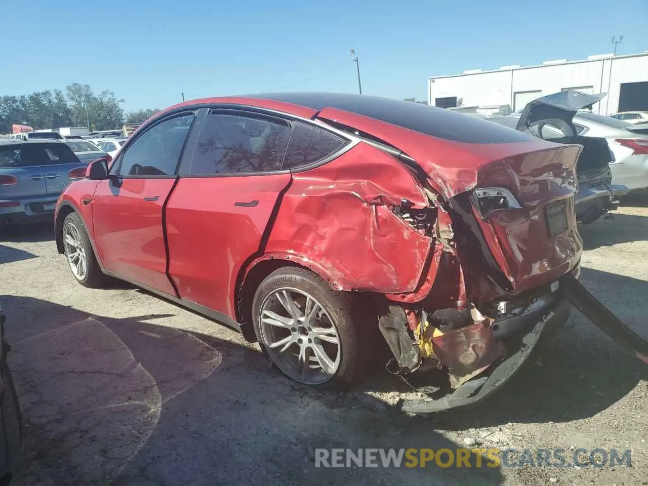 2 Фотография поврежденного автомобиля 7SAYGDEE7PA044518 TESLA MODEL Y 2023