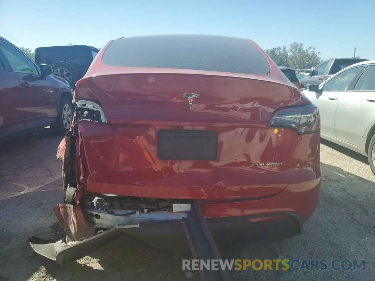 6 Фотография поврежденного автомобиля 7SAYGDEE7PA044518 TESLA MODEL Y 2023