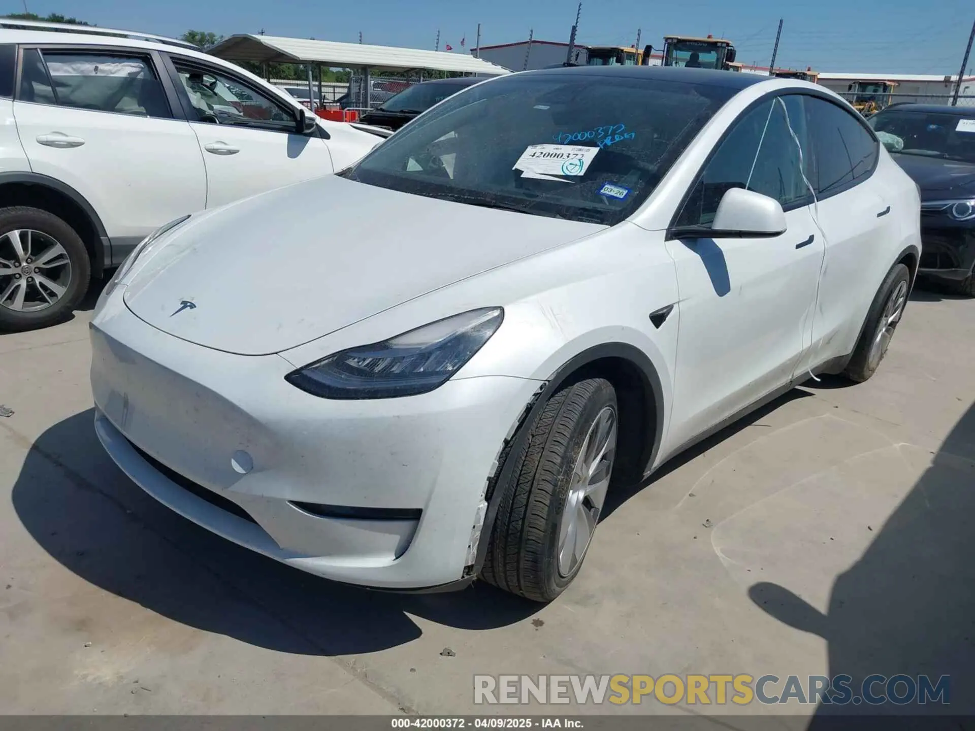 2 Photograph of a damaged car 7SAYGDEE7PA062551 TESLA MODEL Y 2023