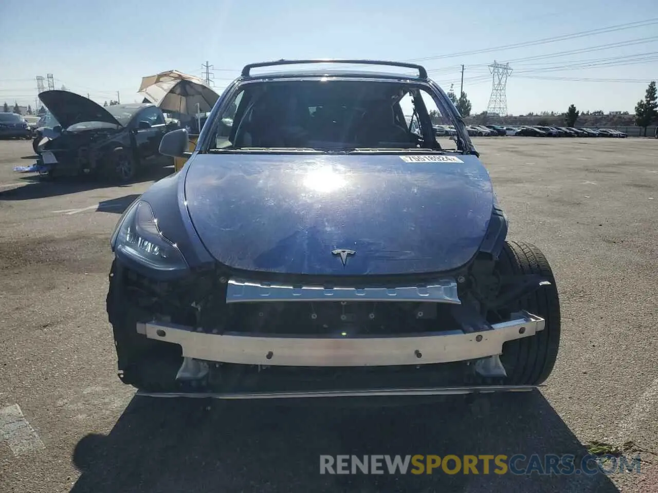 5 Photograph of a damaged car 7SAYGDEE7PA066471 TESLA MODEL Y 2023
