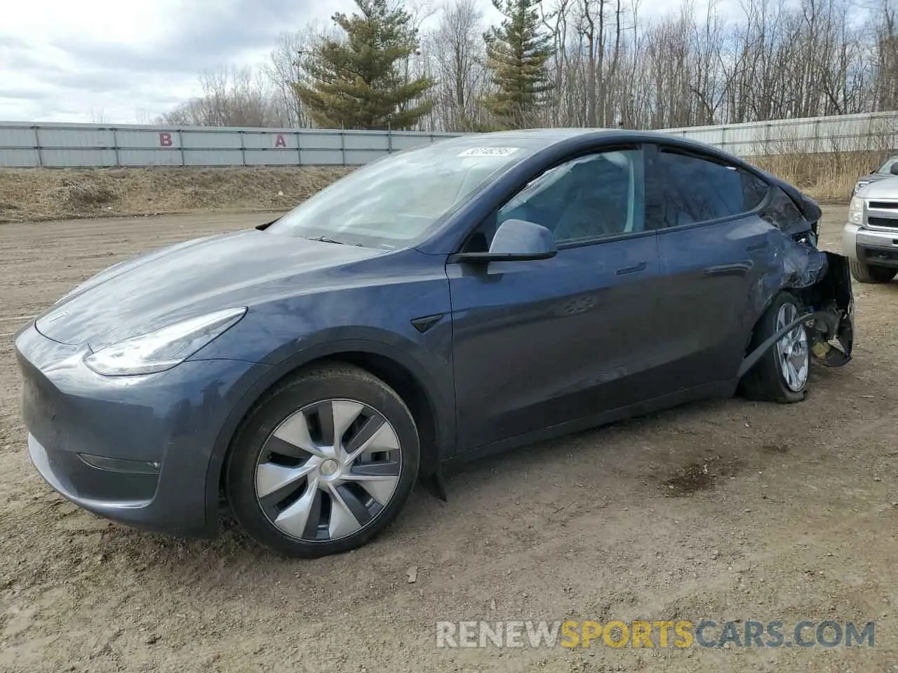 1 Фотография поврежденного автомобиля 7SAYGDEE7PA079740 TESLA MODEL Y 2023