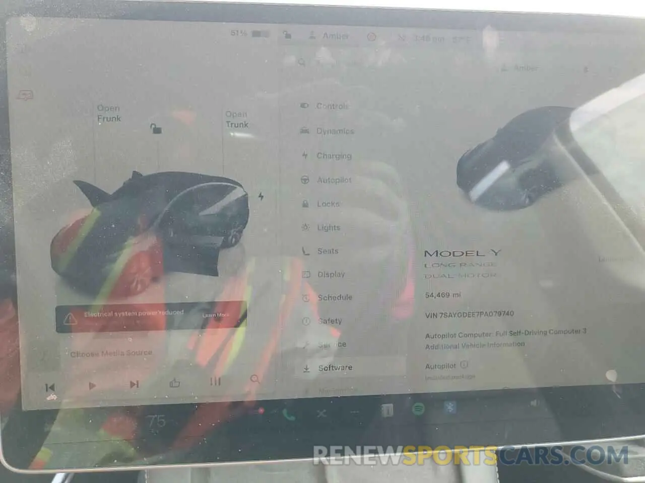 9 Фотография поврежденного автомобиля 7SAYGDEE7PA079740 TESLA MODEL Y 2023