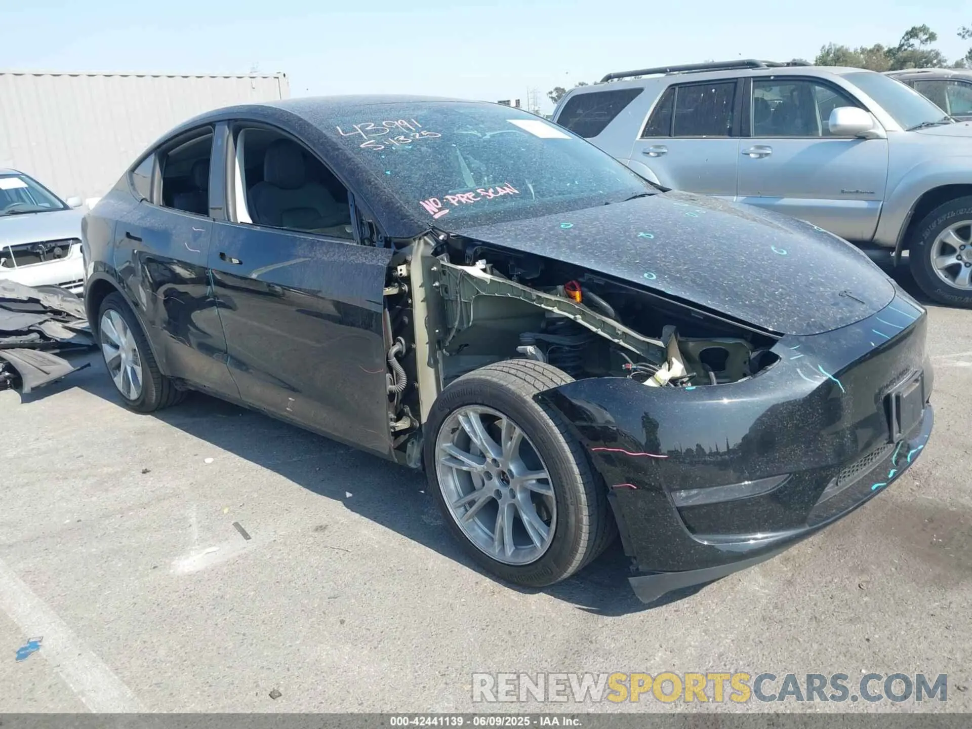 1 Фотография поврежденного автомобиля 7SAYGDEE7PA092326 TESLA MODEL Y 2023