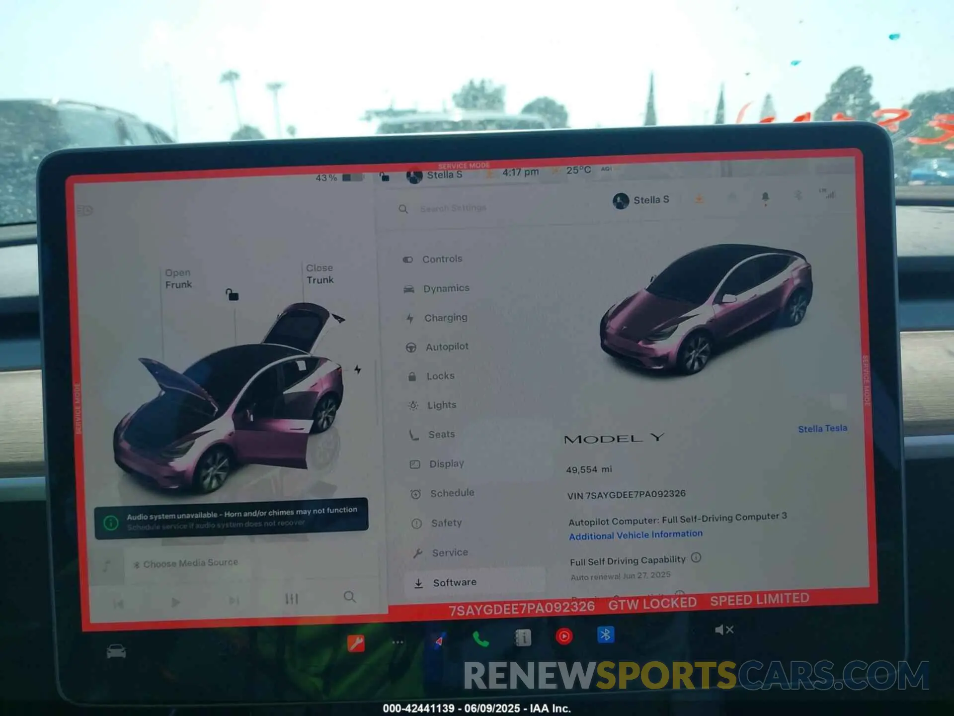 18 Фотография поврежденного автомобиля 7SAYGDEE7PA092326 TESLA MODEL Y 2023
