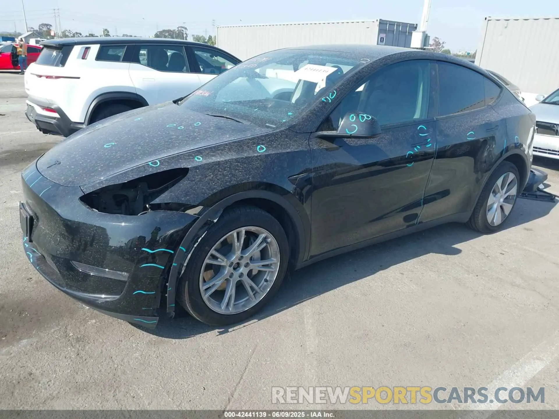 2 Фотография поврежденного автомобиля 7SAYGDEE7PA092326 TESLA MODEL Y 2023