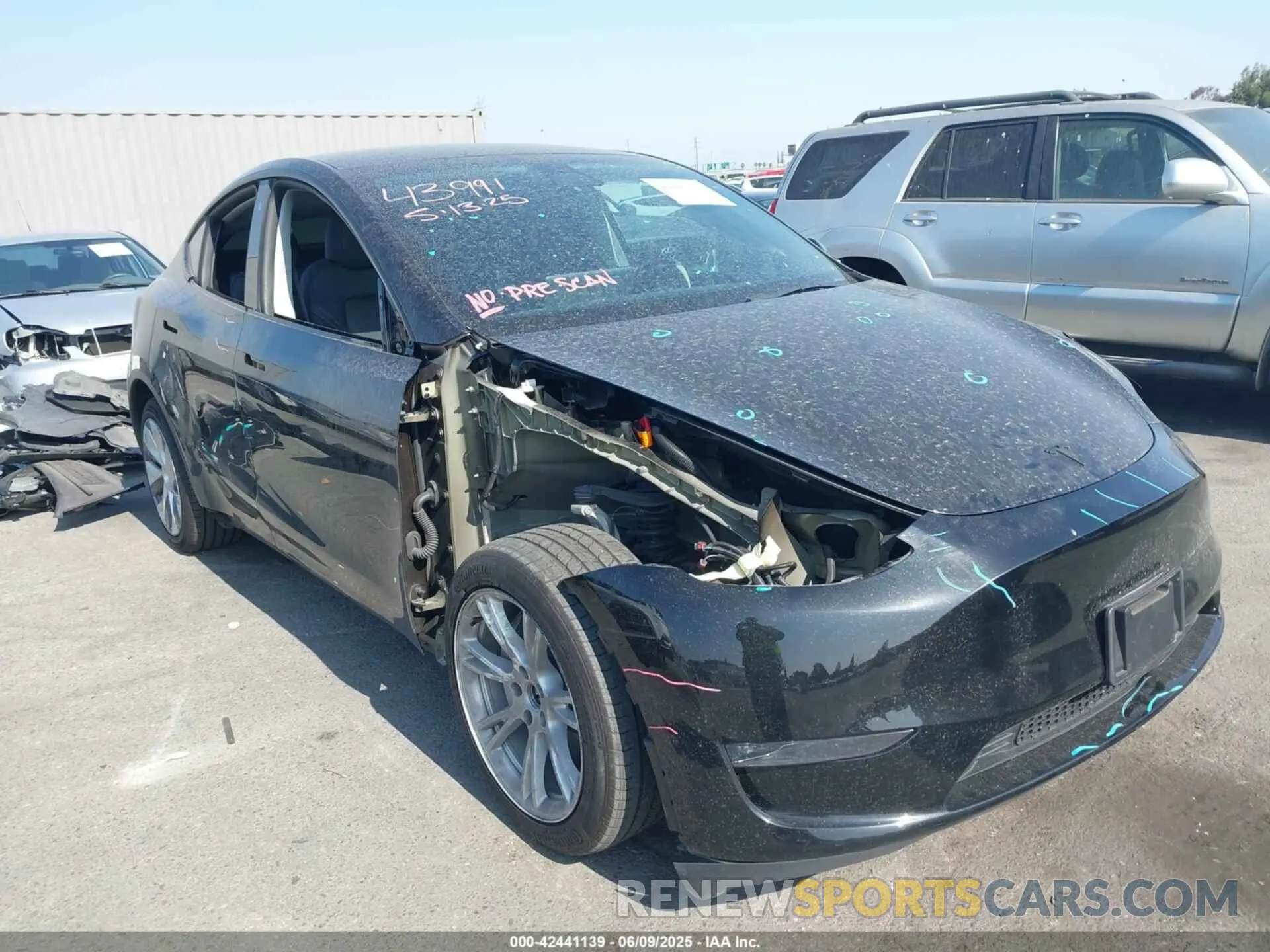 6 Фотография поврежденного автомобиля 7SAYGDEE7PA092326 TESLA MODEL Y 2023