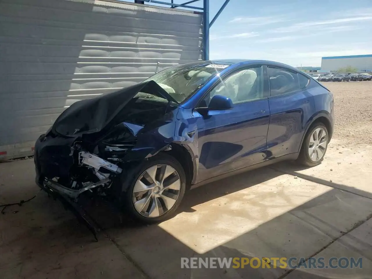 1 Фотография поврежденного автомобиля 7SAYGDEE7PA112865 TESLA MODEL Y 2023