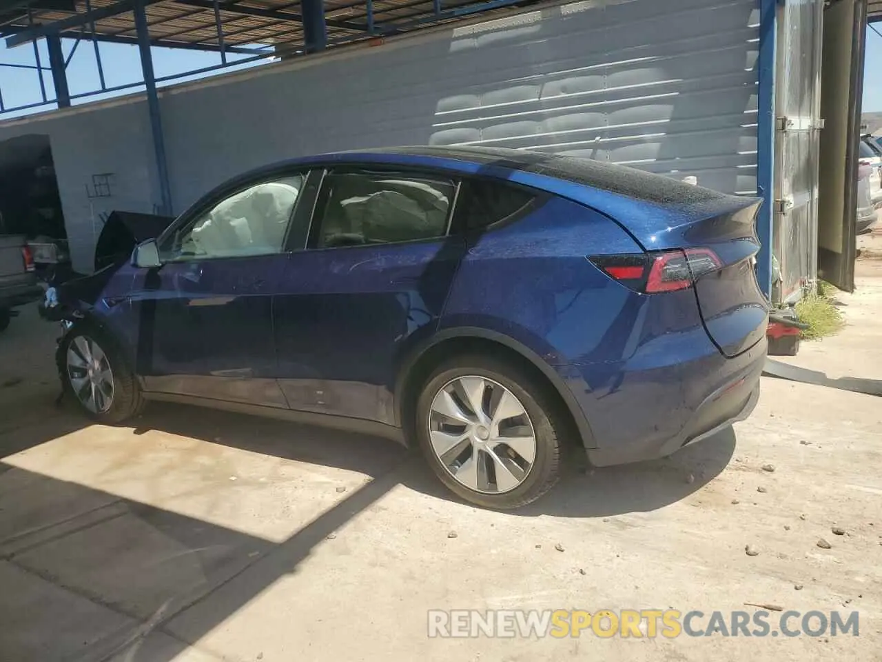 2 Фотография поврежденного автомобиля 7SAYGDEE7PA112865 TESLA MODEL Y 2023