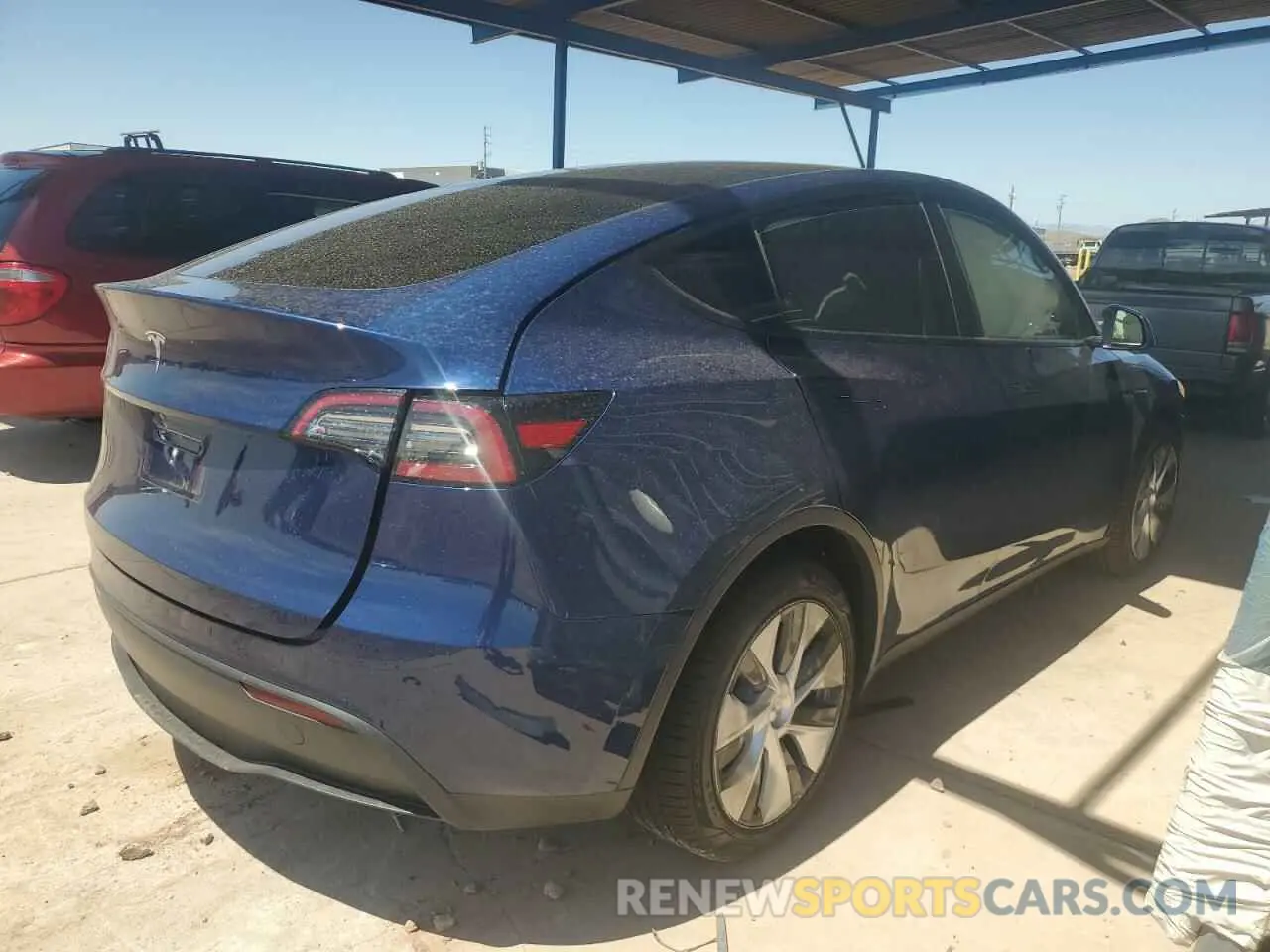 3 Фотография поврежденного автомобиля 7SAYGDEE7PA112865 TESLA MODEL Y 2023