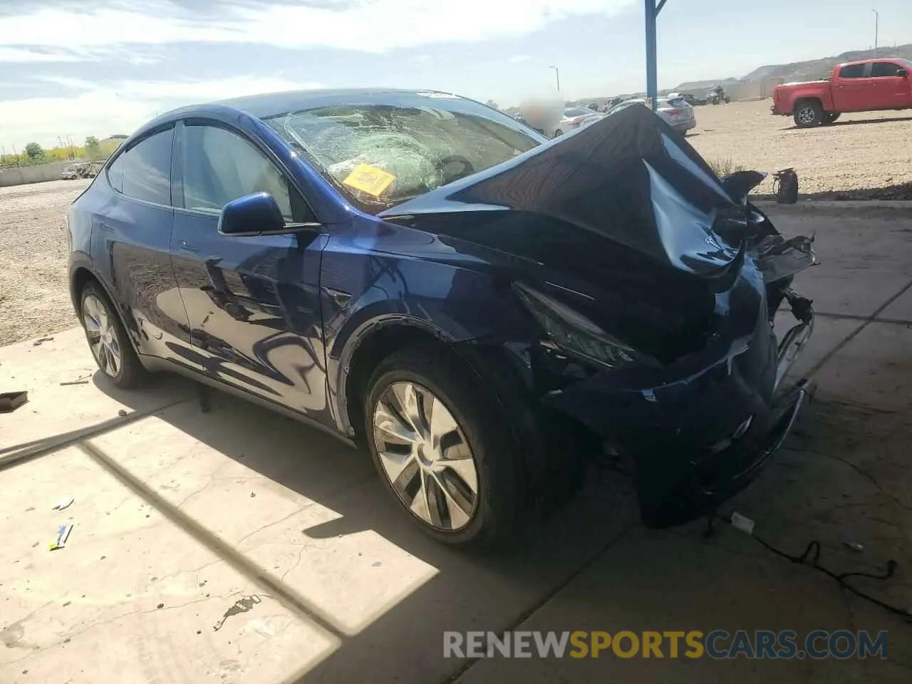 4 Фотография поврежденного автомобиля 7SAYGDEE7PA112865 TESLA MODEL Y 2023