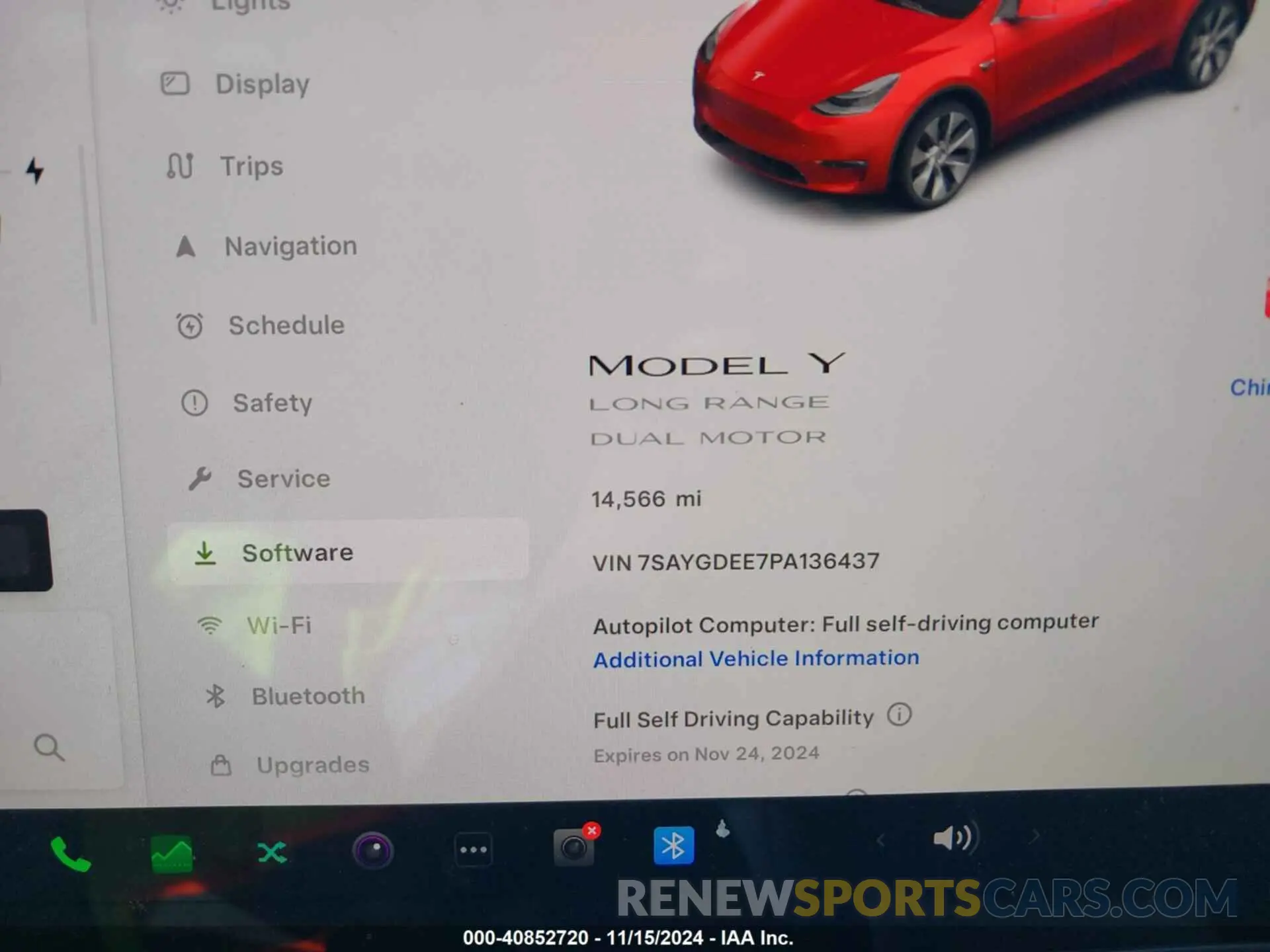 7 Photograph of a damaged car 7SAYGDEE7PA136437 TESLA MODEL Y 2023