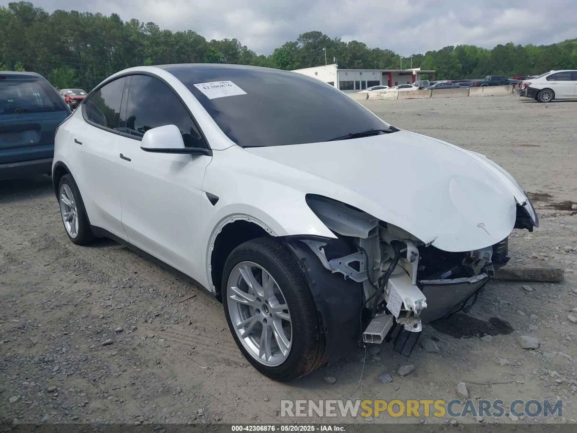 1 Photograph of a damaged car 7SAYGDEE7PA146286 TESLA MODEL Y 2023