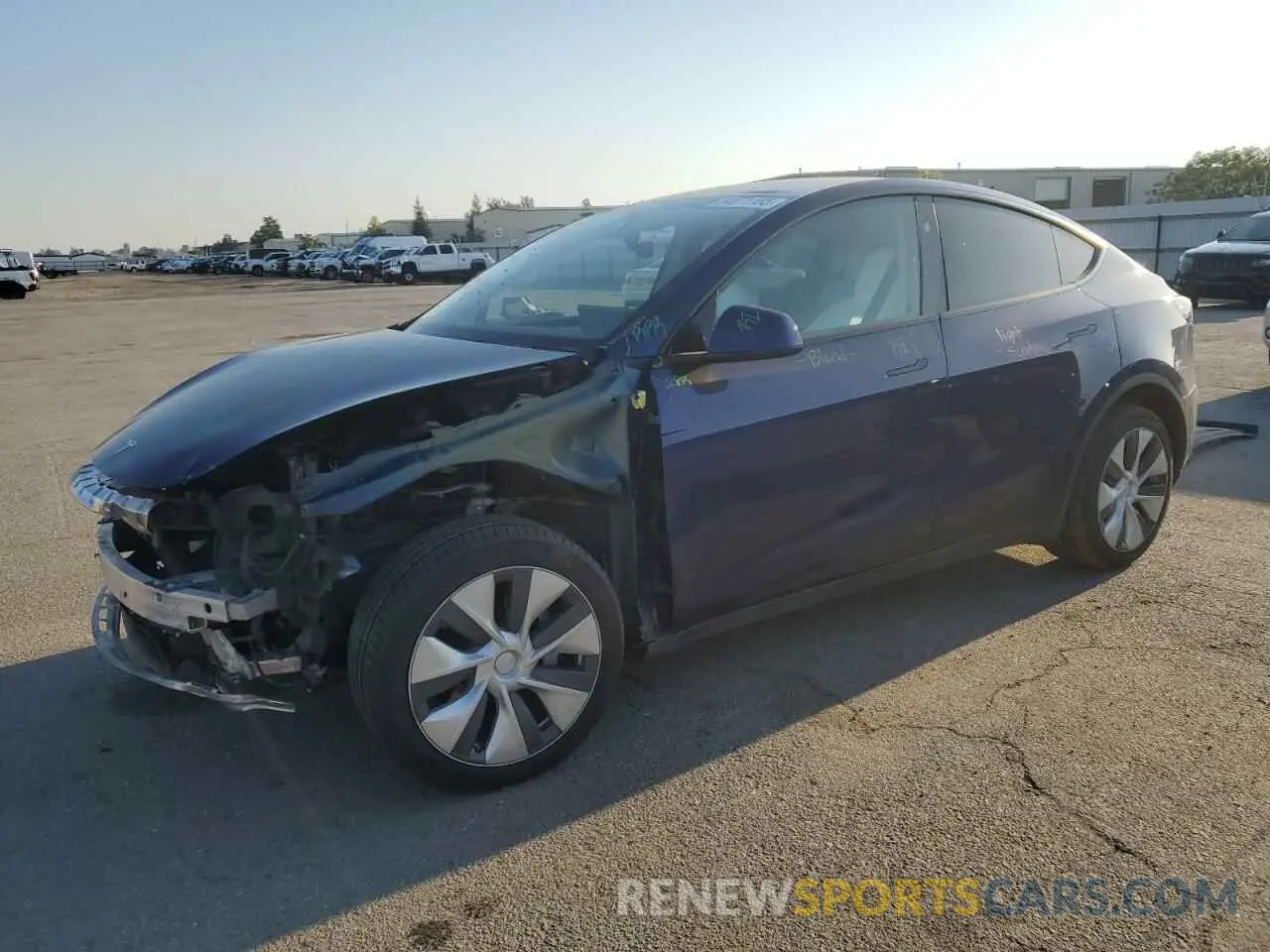1 Фотография поврежденного автомобиля 7SAYGDEE7PA146322 TESLA MODEL Y 2023