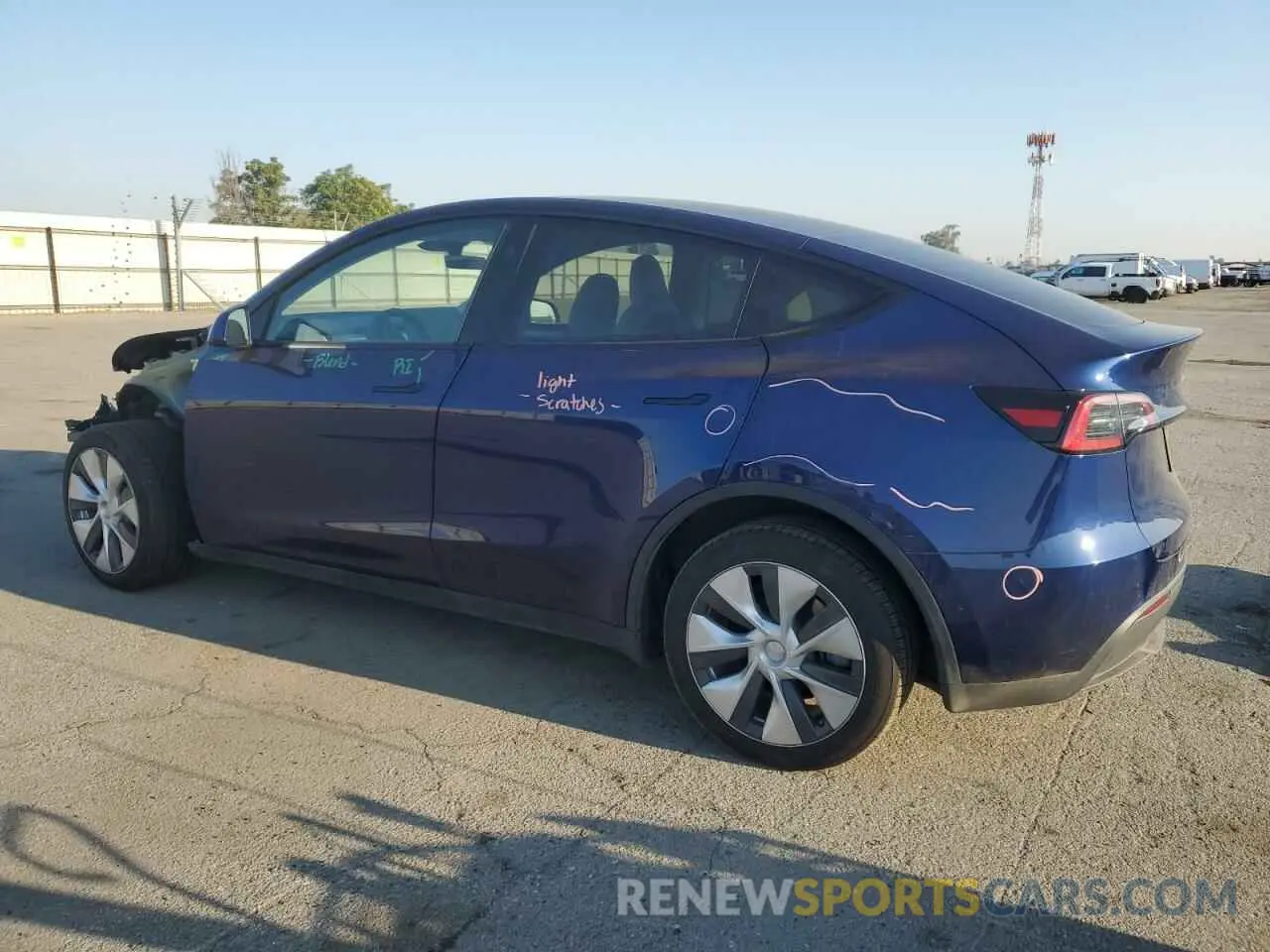 2 Фотография поврежденного автомобиля 7SAYGDEE7PA146322 TESLA MODEL Y 2023