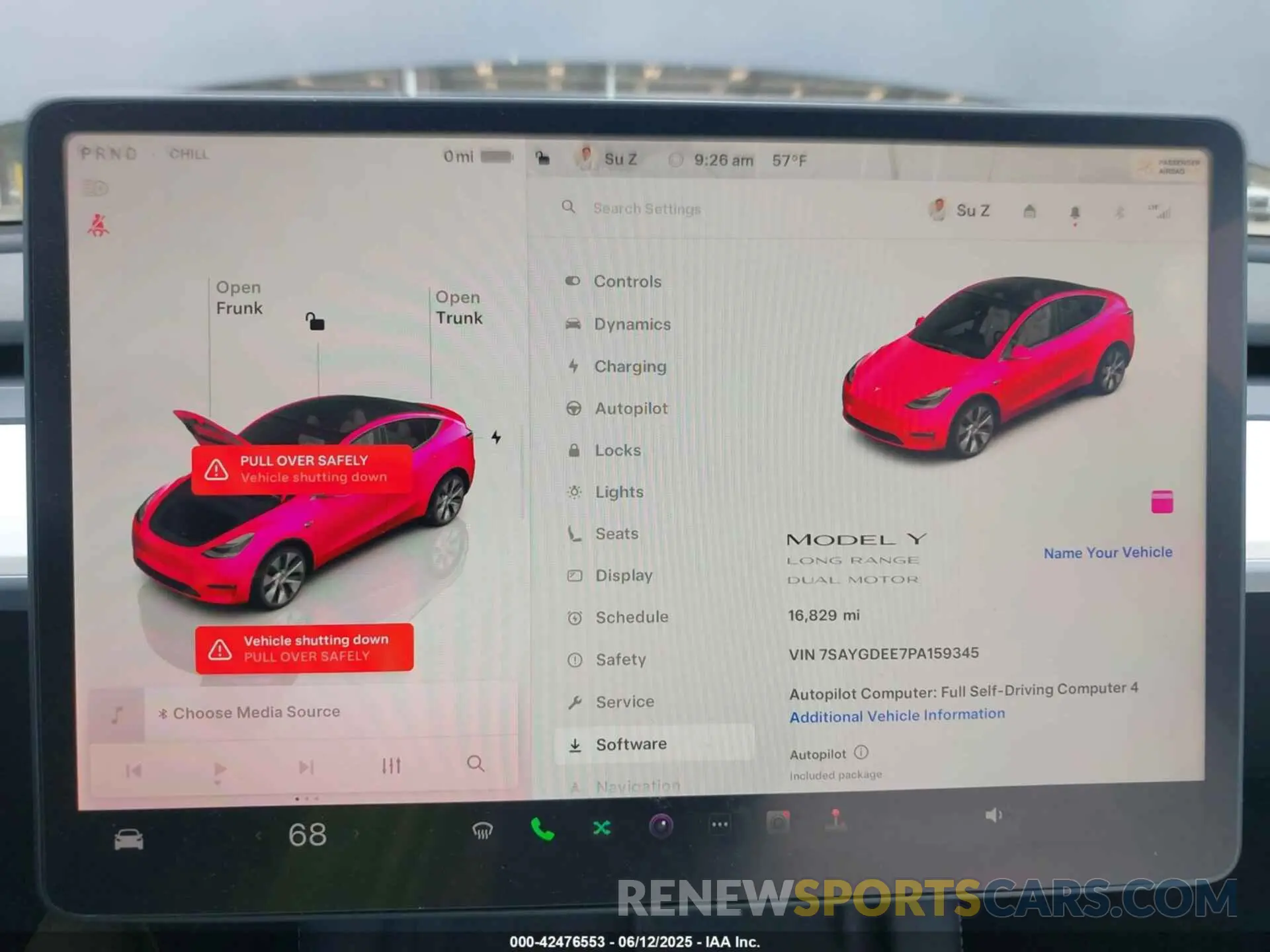 7 Photograph of a damaged car 7SAYGDEE7PA159345 TESLA MODEL Y 2023