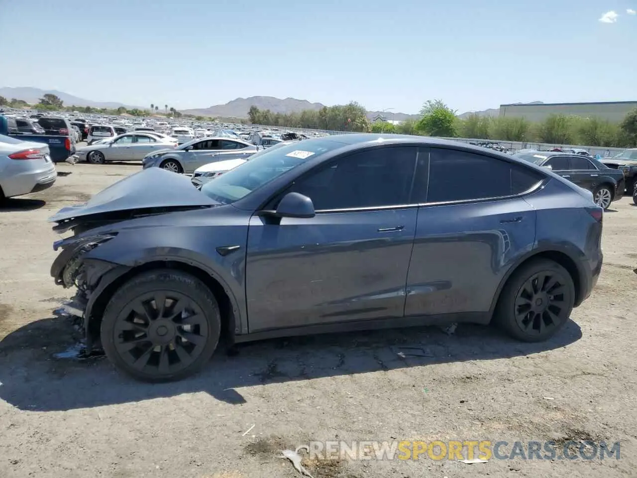 1 Photograph of a damaged car 7SAYGDEE7PA166103 TESLA MODEL Y 2023