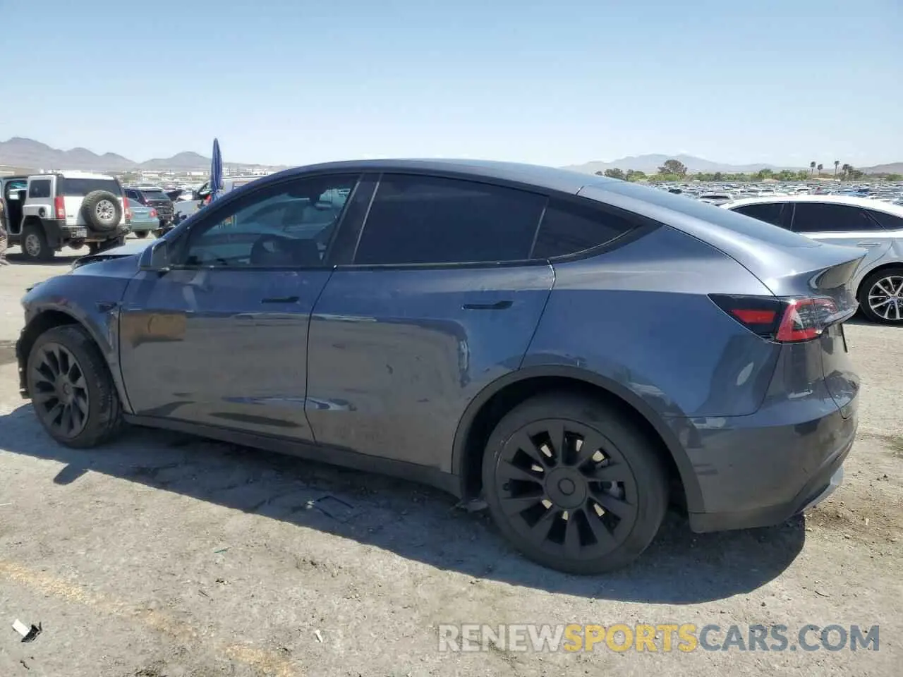 2 Photograph of a damaged car 7SAYGDEE7PA166103 TESLA MODEL Y 2023