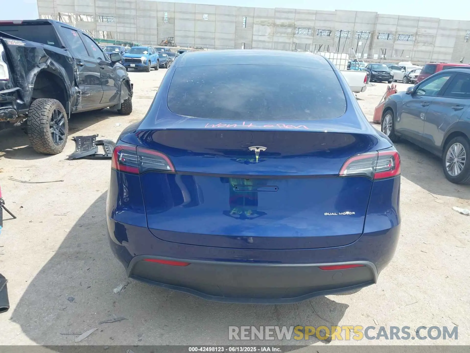 16 Фотография поврежденного автомобиля 7SAYGDEE7PA171396 TESLA MODEL Y 2023