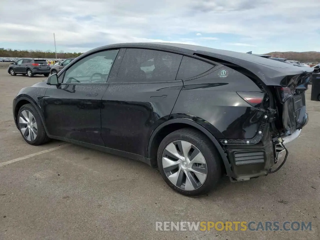 2 Photograph of a damaged car 7SAYGDEE7PA183516 TESLA MODEL Y 2023
