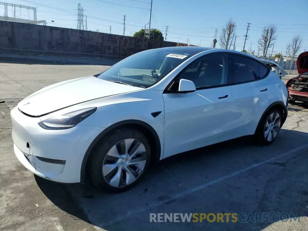 1 Фотография поврежденного автомобиля 7SAYGDEE7PA184701 TESLA MODEL Y 2023