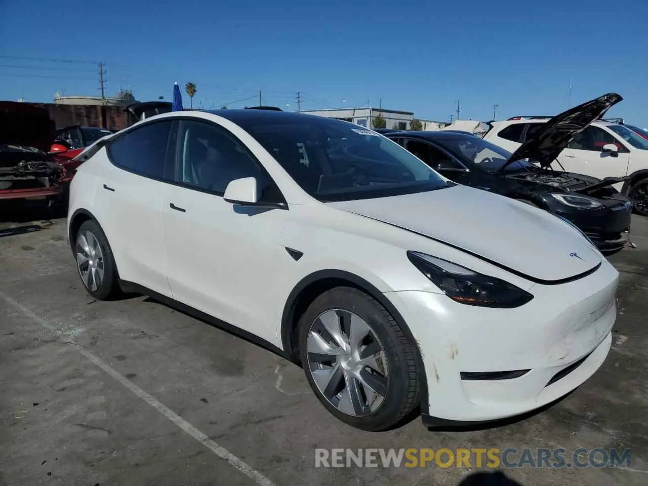 4 Фотография поврежденного автомобиля 7SAYGDEE7PA184701 TESLA MODEL Y 2023