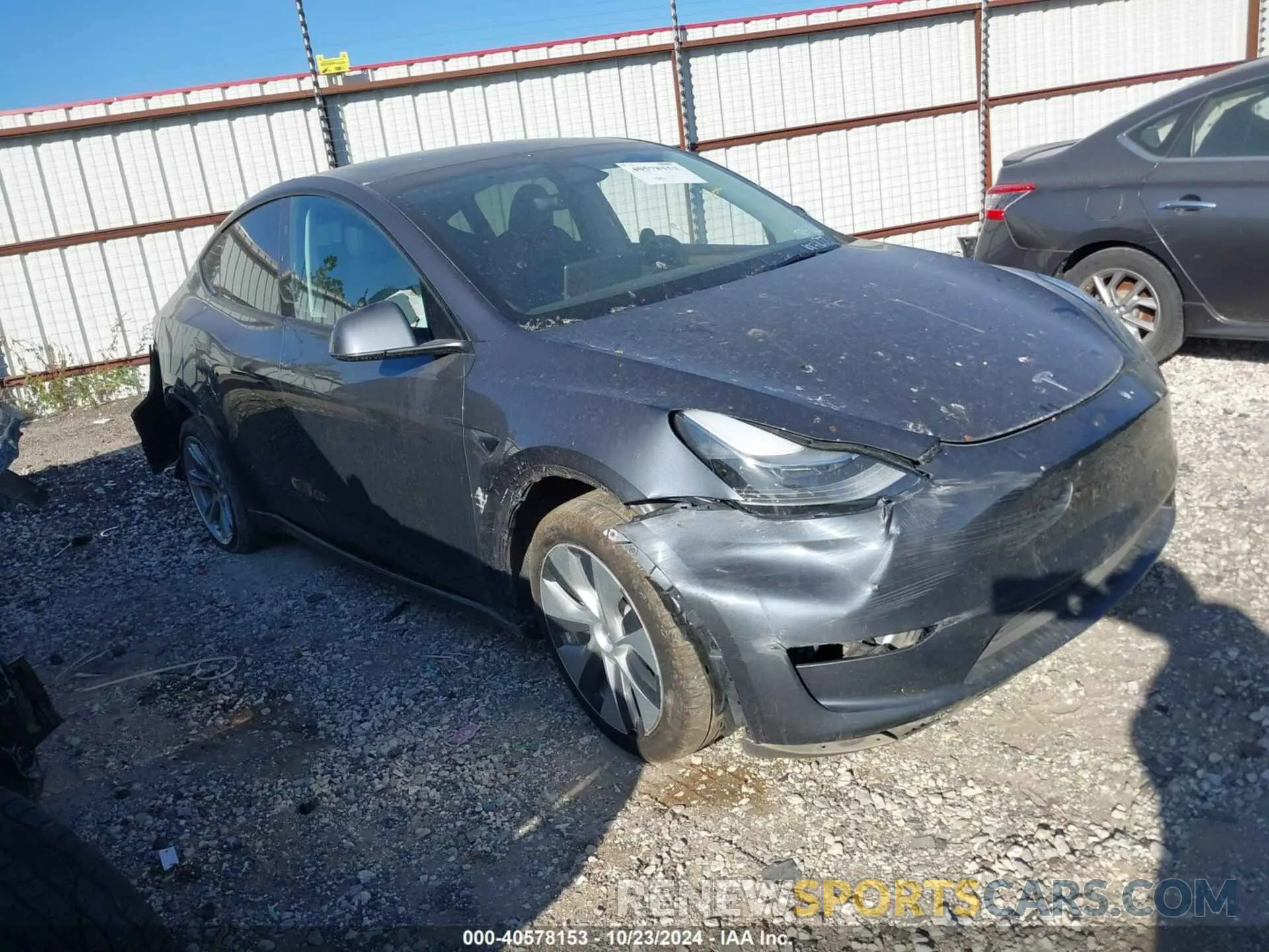 1 Photograph of a damaged car 7SAYGDEE7PA193107 TESLA MODEL Y 2023