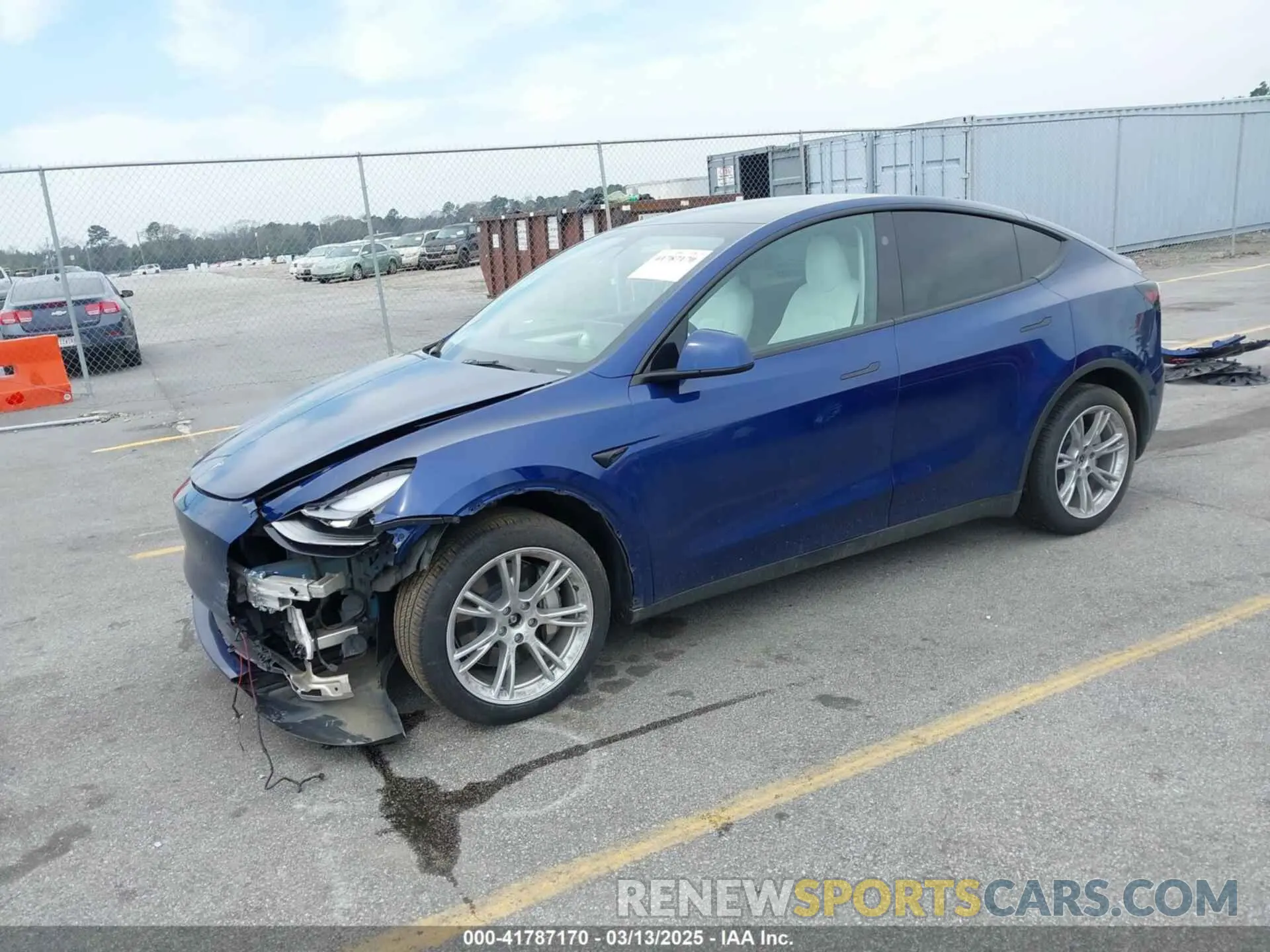 2 Photograph of a damaged car 7SAYGDEE7PA194998 TESLA MODEL Y 2023