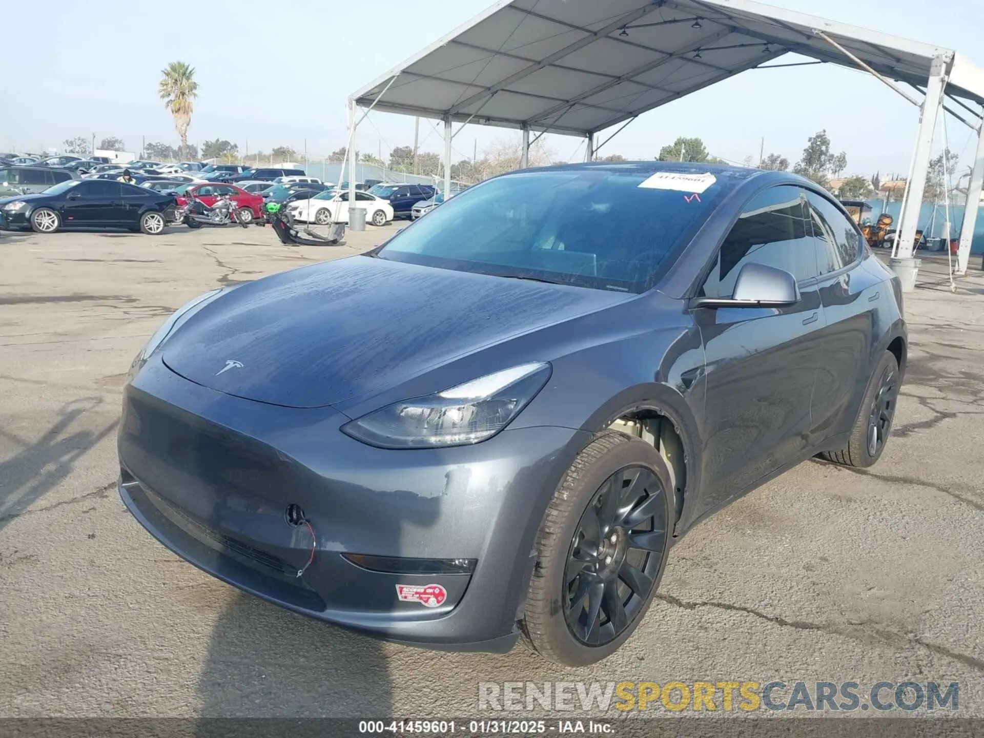 2 Photograph of a damaged car 7SAYGDEE7PA196038 TESLA MODEL Y 2023