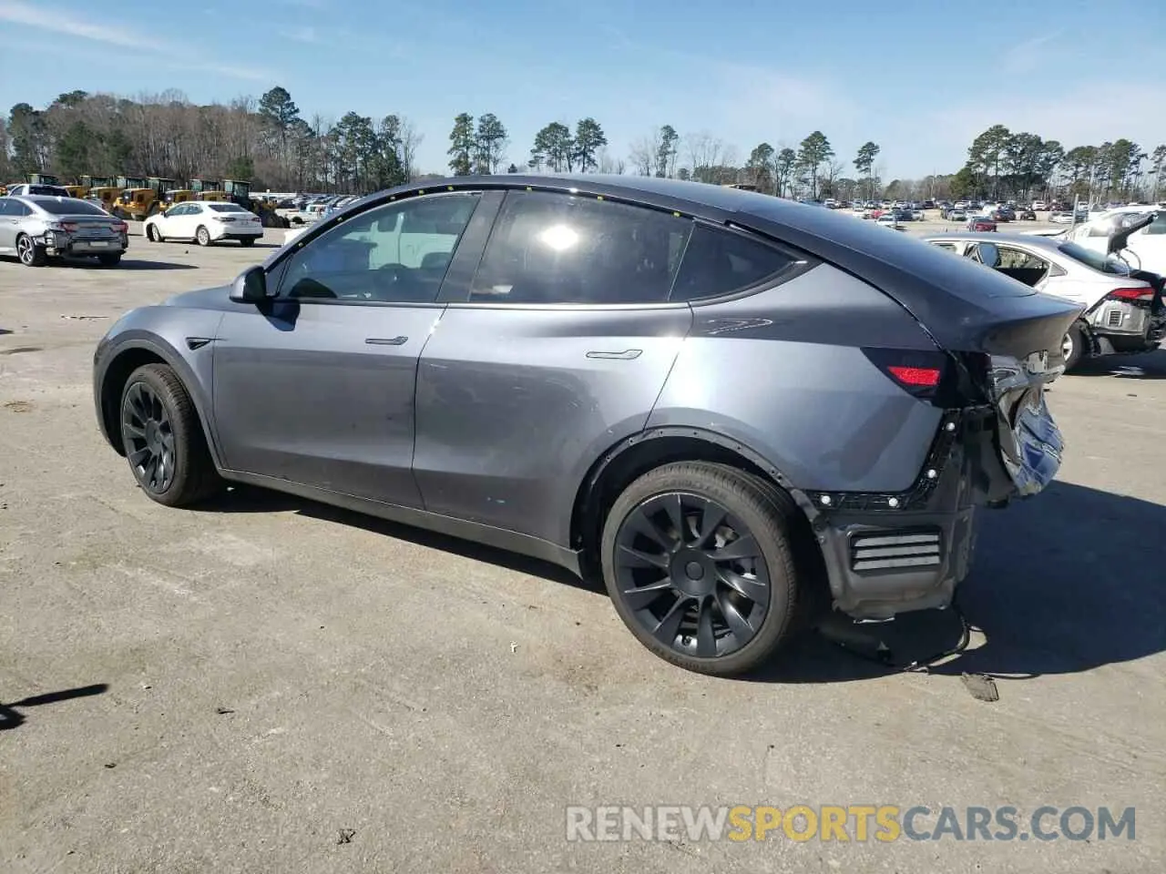 2 Фотография поврежденного автомобиля 7SAYGDEE7PA199666 TESLA MODEL Y 2023