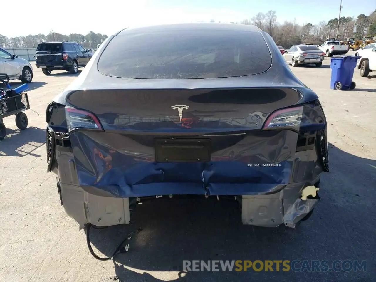 6 Фотография поврежденного автомобиля 7SAYGDEE7PA199666 TESLA MODEL Y 2023
