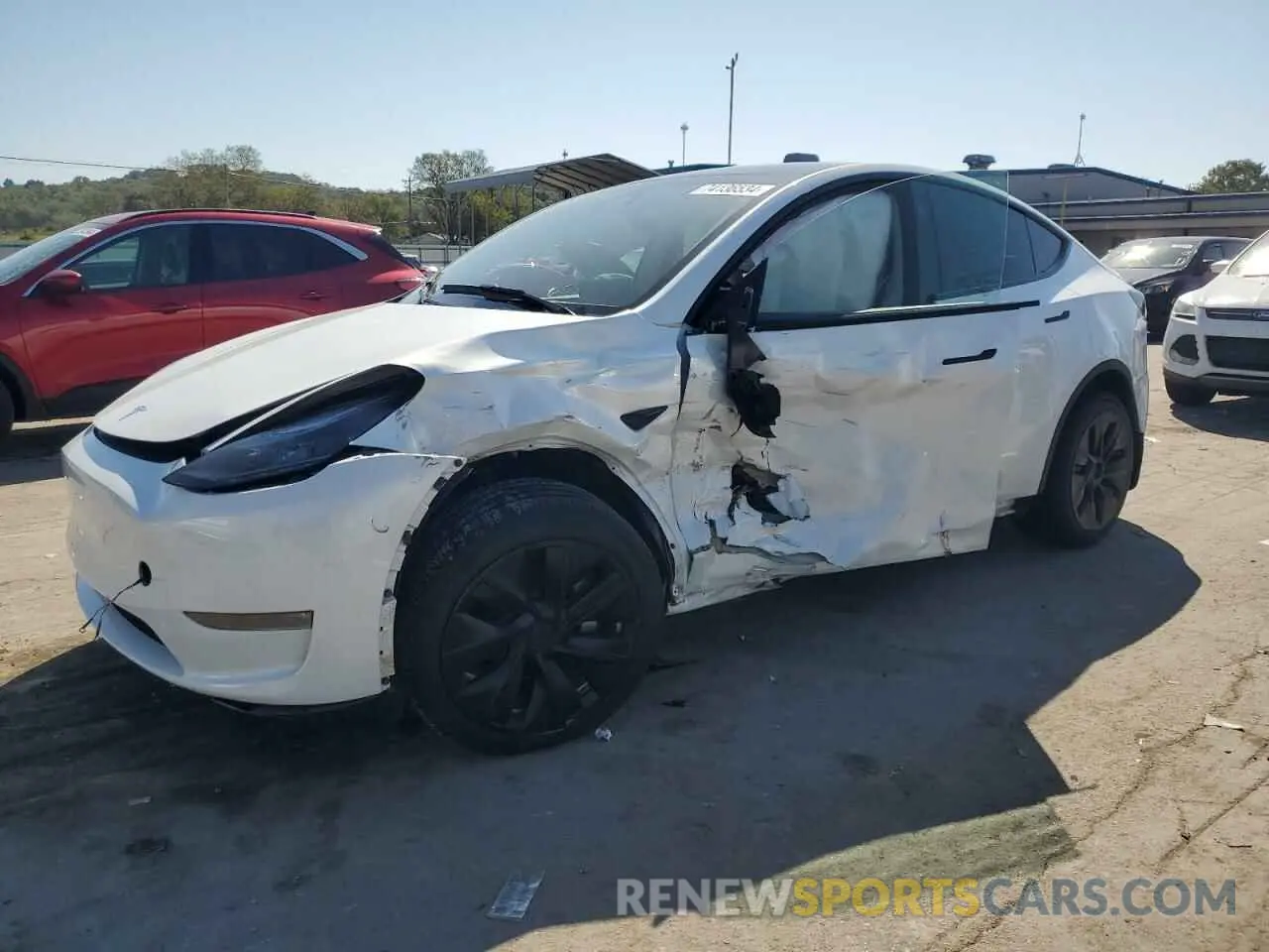 1 Фотография поврежденного автомобиля 7SAYGDEE7PA207796 TESLA MODEL Y 2023