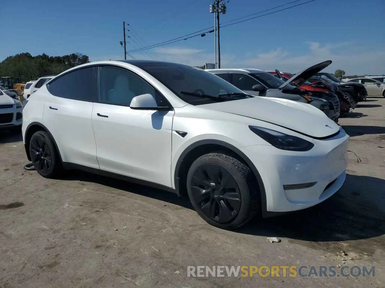 4 Фотография поврежденного автомобиля 7SAYGDEE7PA207796 TESLA MODEL Y 2023