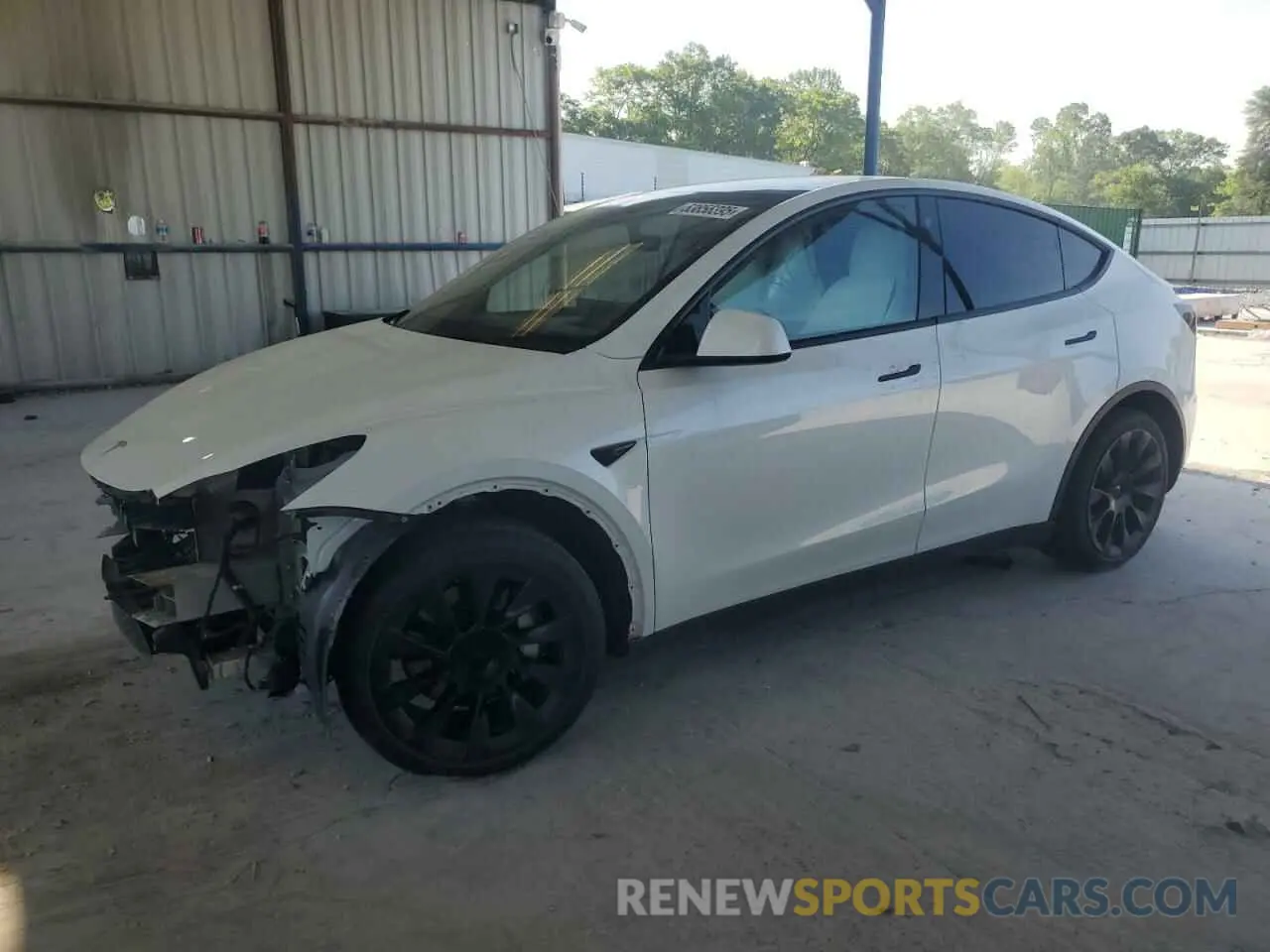 1 Фотография поврежденного автомобиля 7SAYGDEE7PF614925 TESLA MODEL Y 2023
