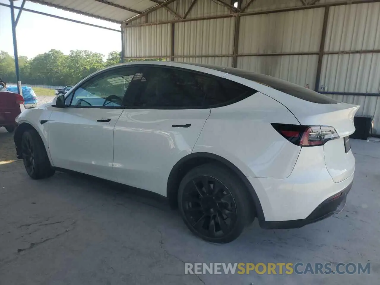 2 Фотография поврежденного автомобиля 7SAYGDEE7PF614925 TESLA MODEL Y 2023