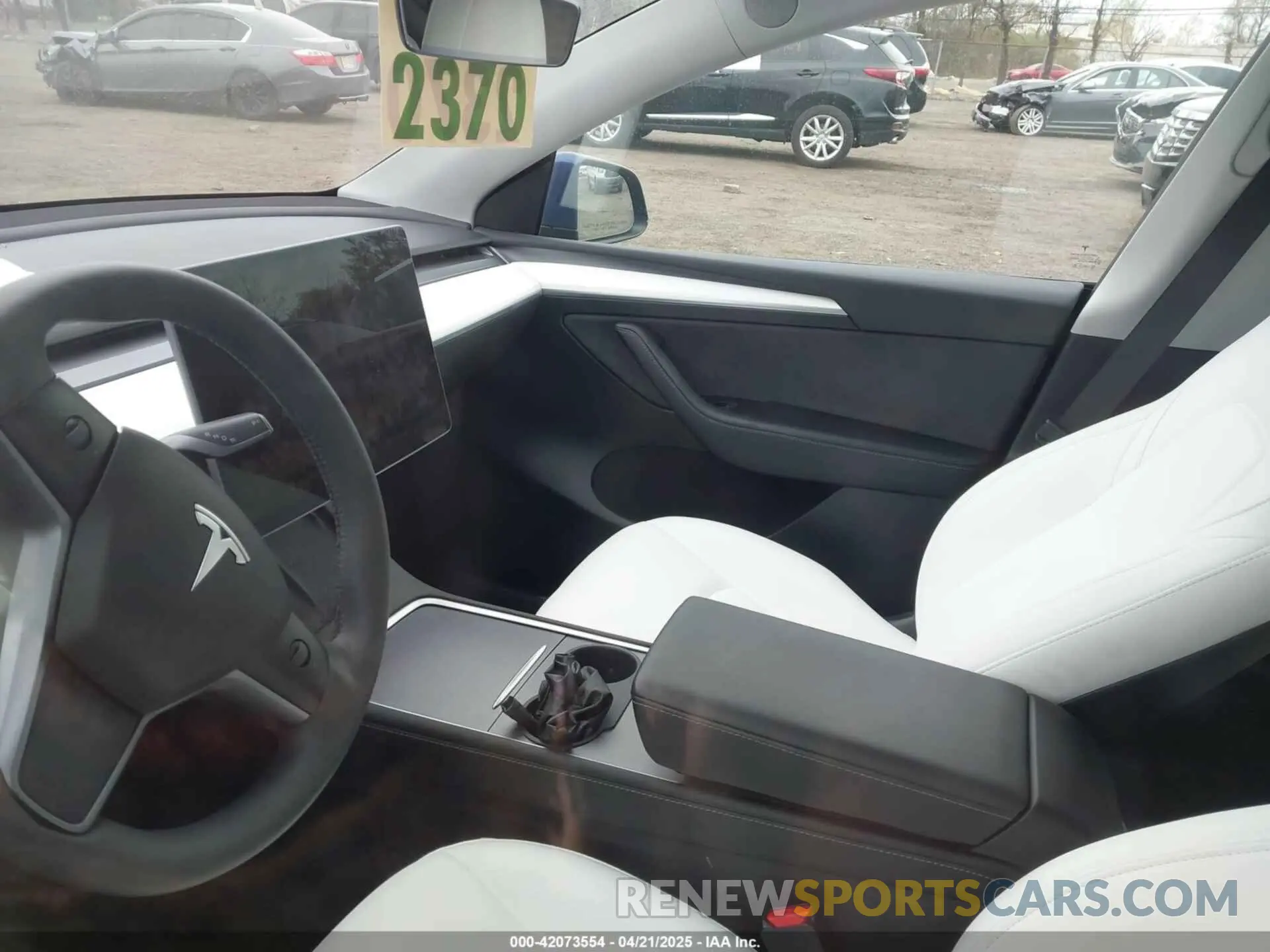 7 Фотография поврежденного автомобиля 7SAYGDEE7PF616500 TESLA MODEL Y 2023