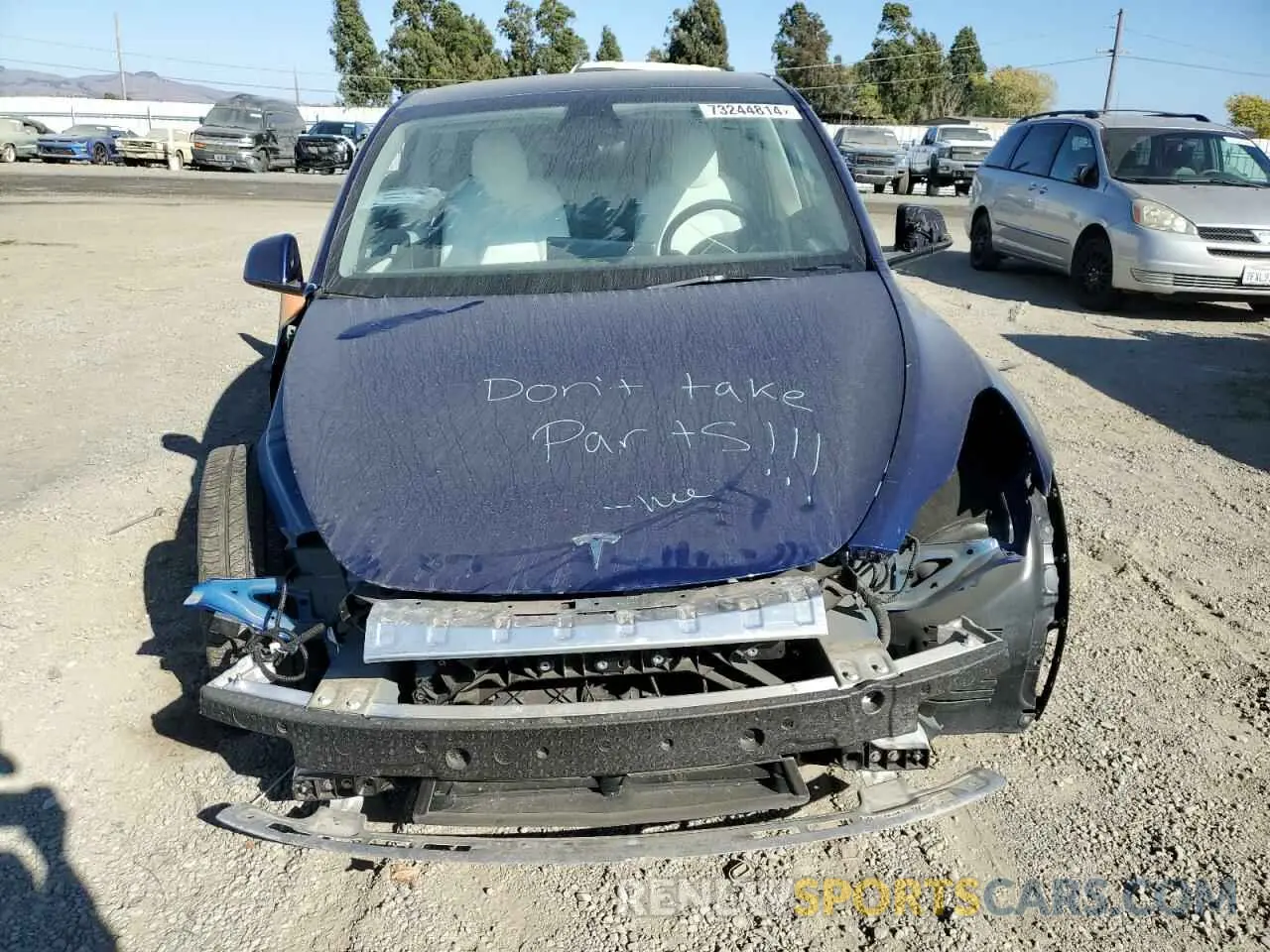 5 Photograph of a damaged car 7SAYGDEE7PF628033 TESLA MODEL Y 2023