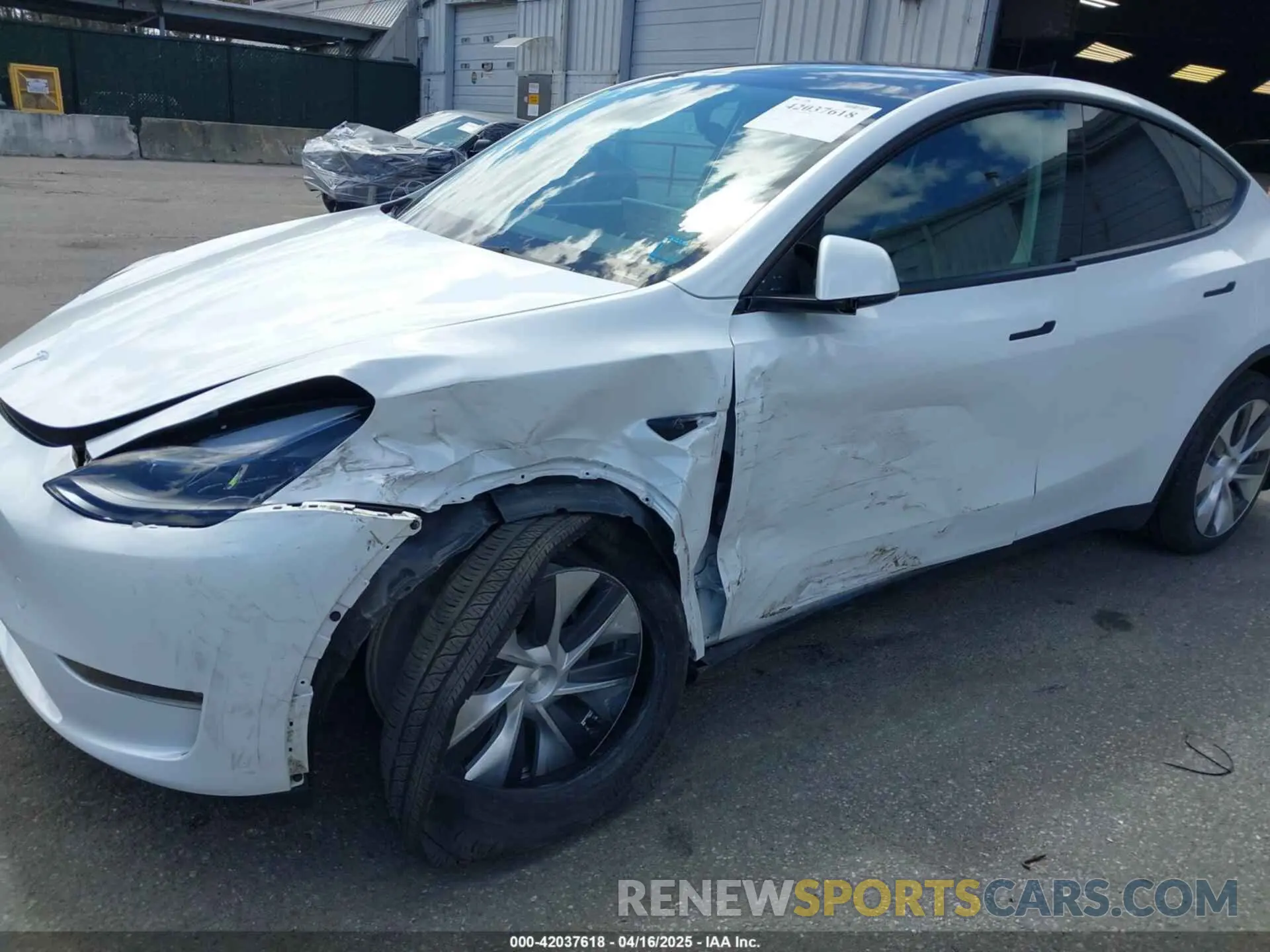 6 Фотография поврежденного автомобиля 7SAYGDEE7PF661324 TESLA MODEL Y 2023
