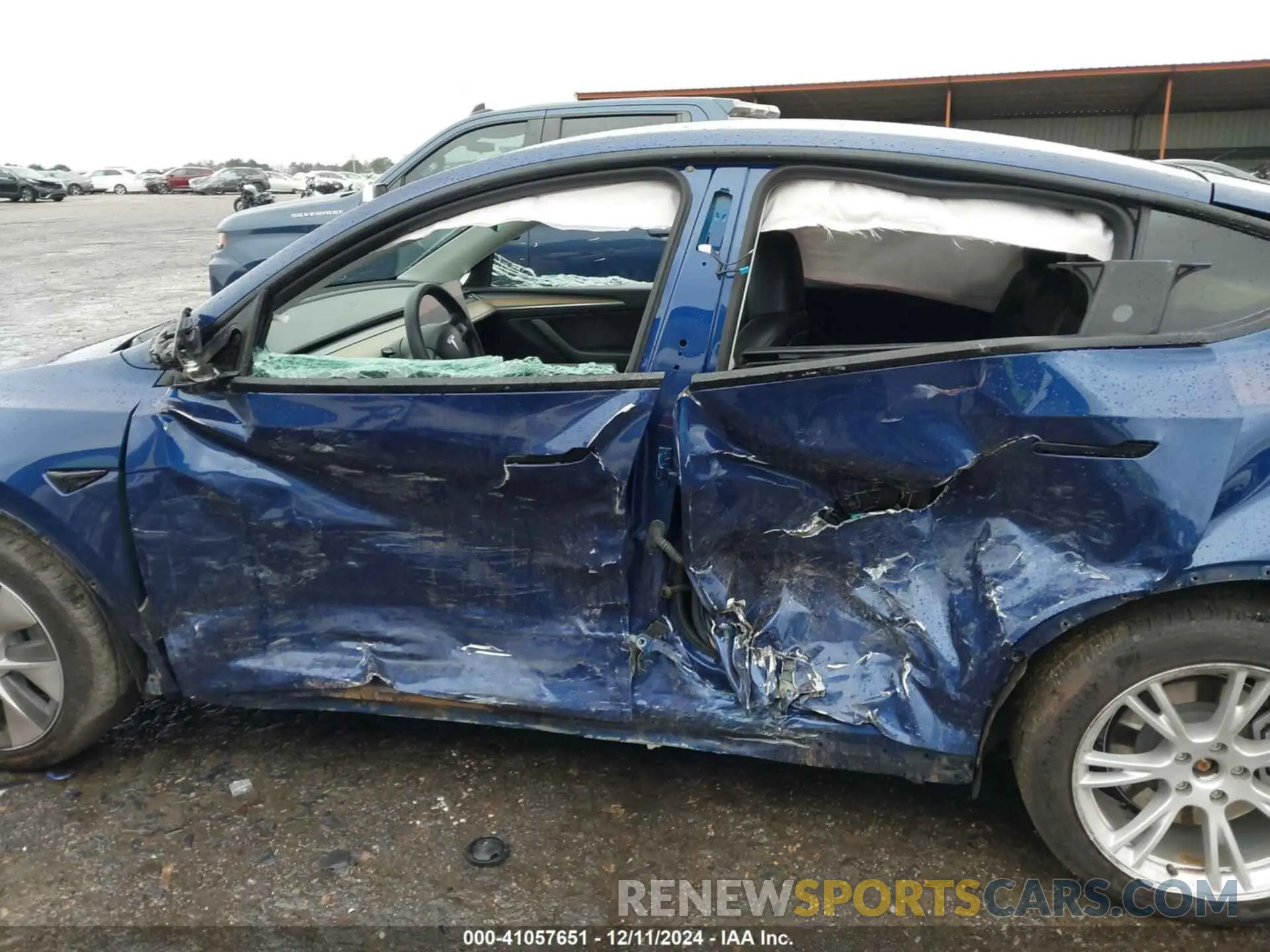 6 Фотография поврежденного автомобиля 7SAYGDEE7PF673988 TESLA MODEL Y 2023