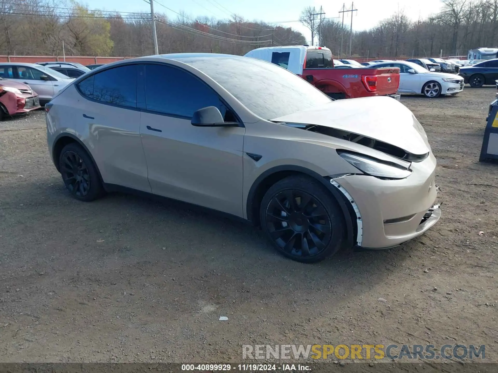 1 Фотография поврежденного автомобиля 7SAYGDEE7PF746437 TESLA MODEL Y 2023