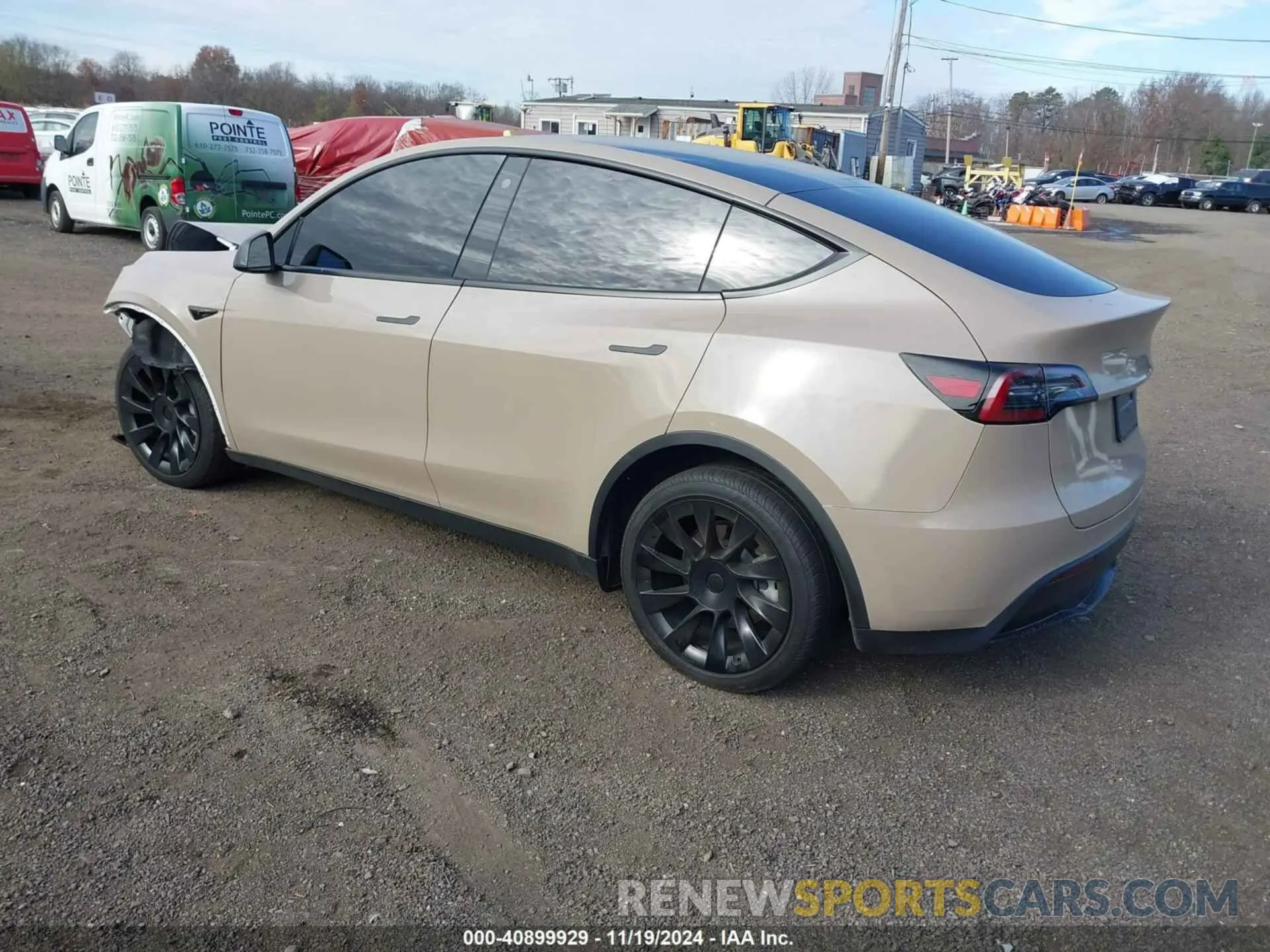 3 Фотография поврежденного автомобиля 7SAYGDEE7PF746437 TESLA MODEL Y 2023