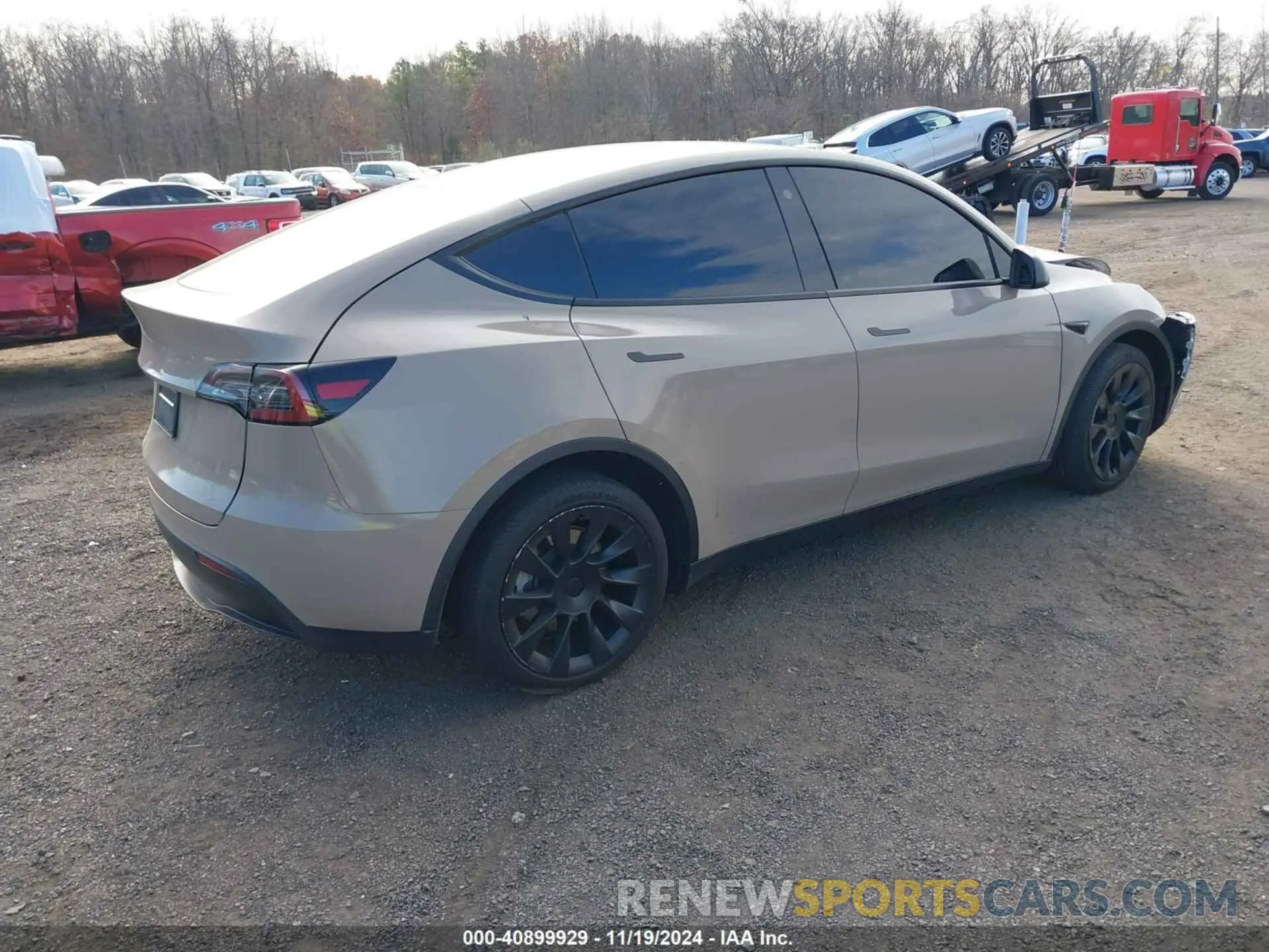 4 Фотография поврежденного автомобиля 7SAYGDEE7PF746437 TESLA MODEL Y 2023
